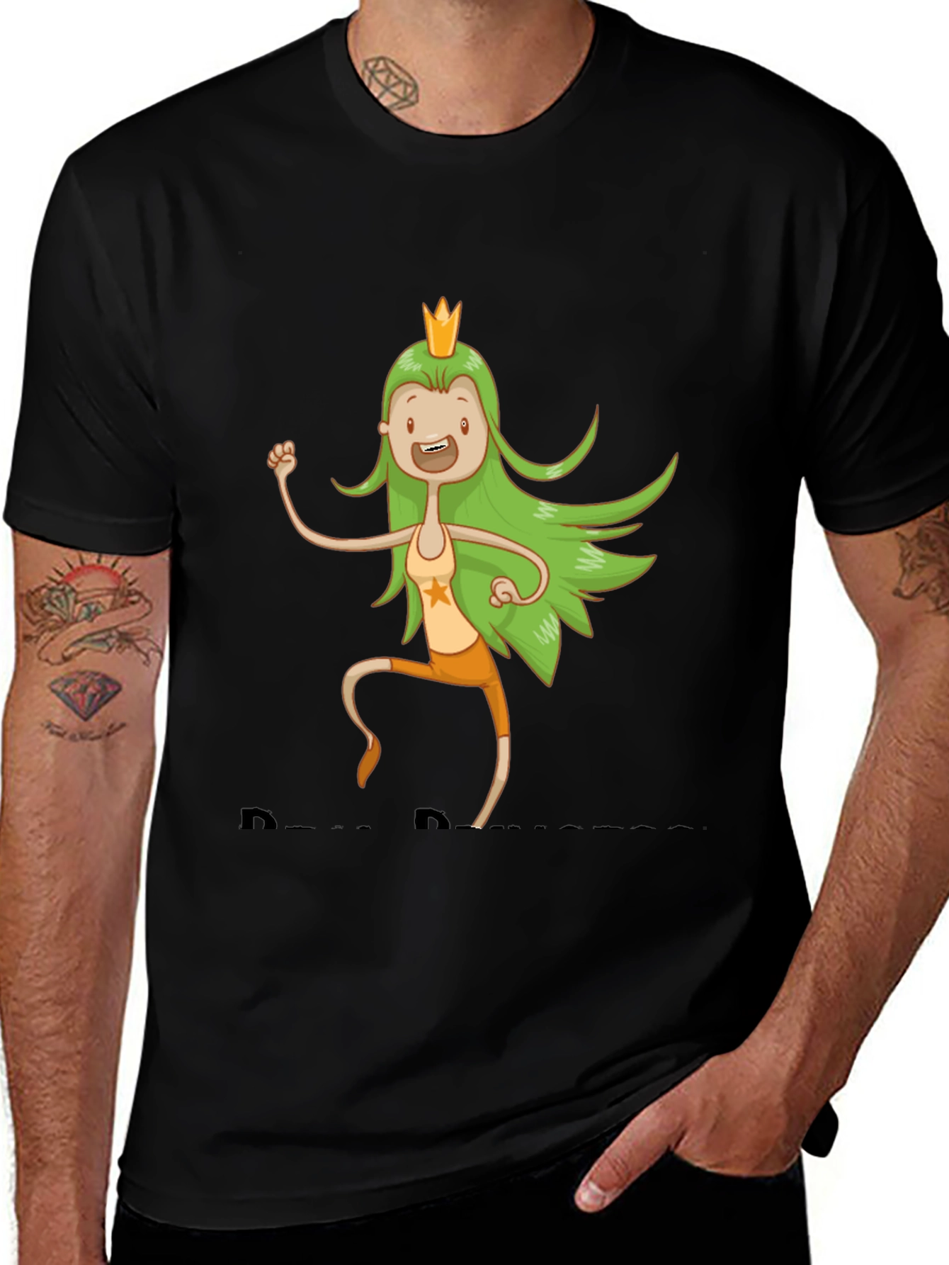 Adventure Time LSP Graphic Tee - Black