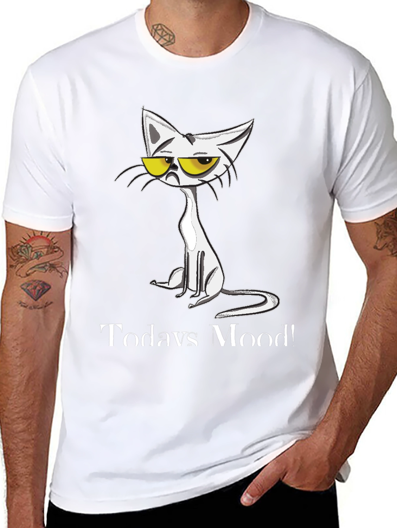 Grumpy Cat T-Shirt - Todays Mood Funny Tee
