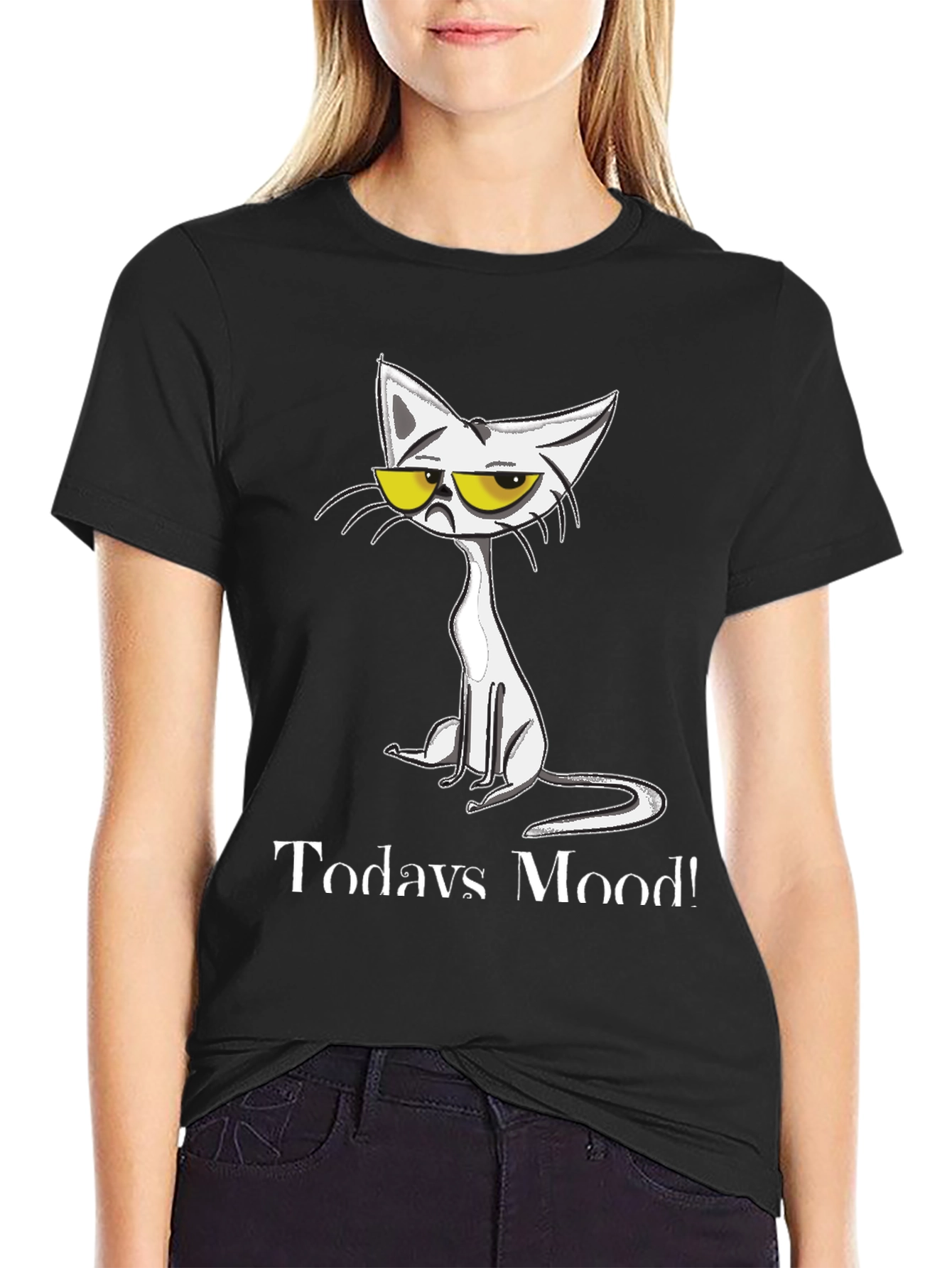 Grumpy Cat T-Shirt - Todays Mood Funny Tee