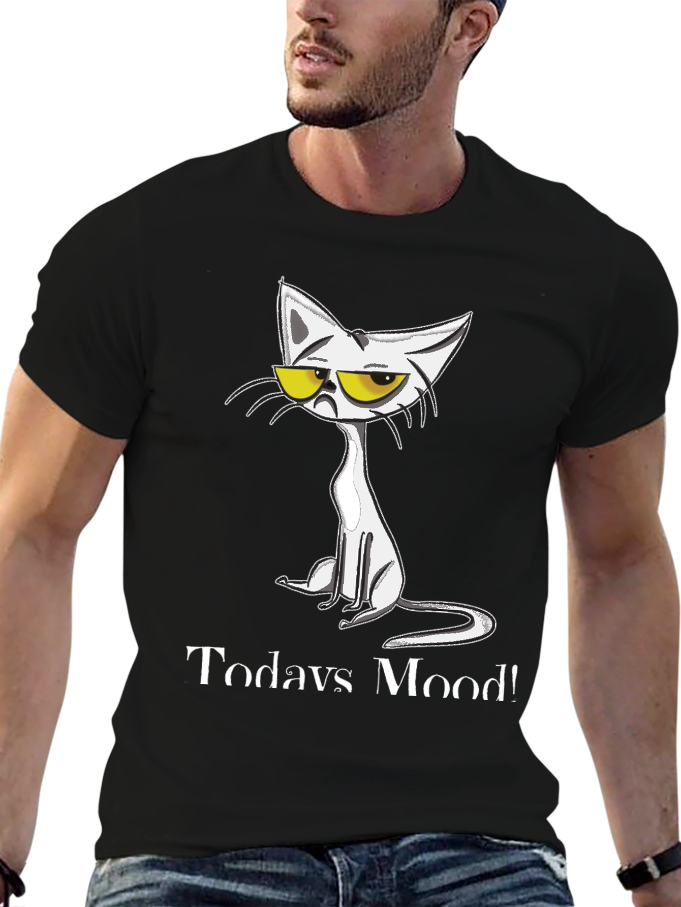 Grumpy Cat T-Shirt - Todays Mood Funny Tee