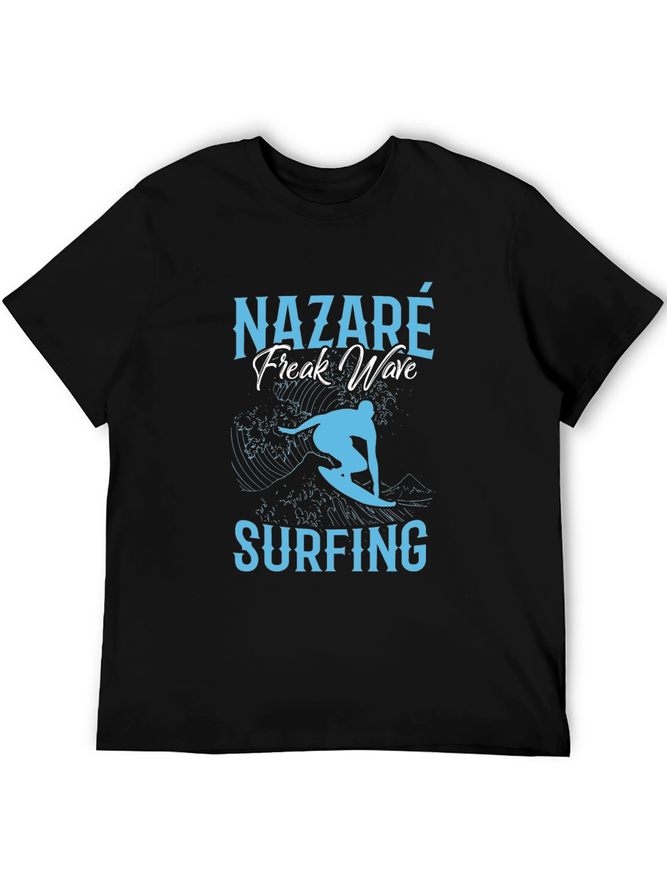 Nazare Surfing Freak Wave T-Shirt