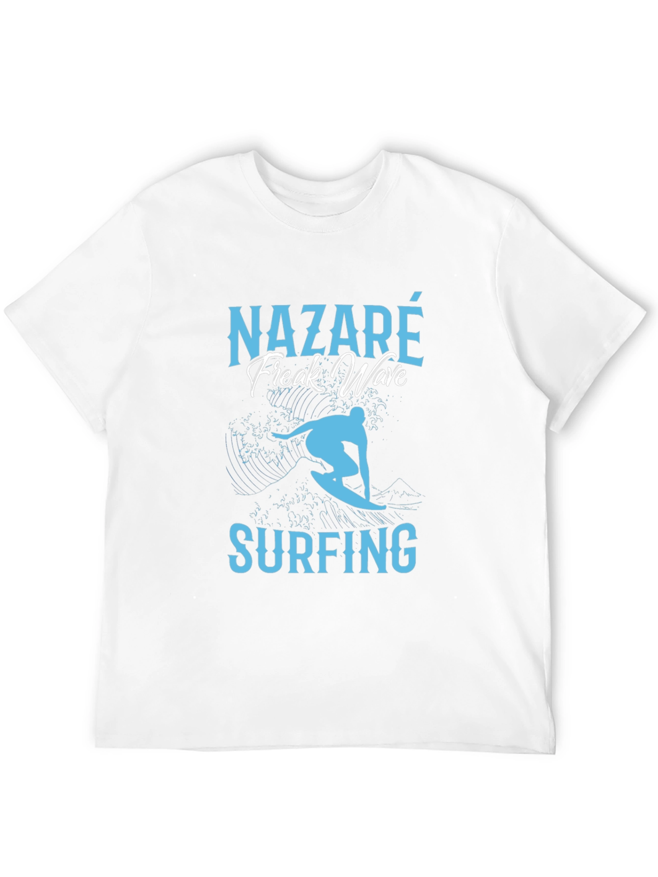 Nazare Surfing Freak Wave T-Shirt