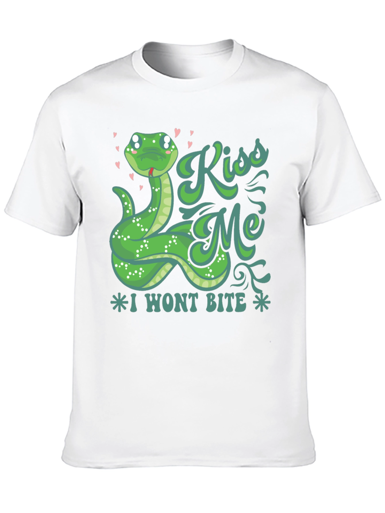 Kiss Me Snake T-Shirt - I Wont Bite