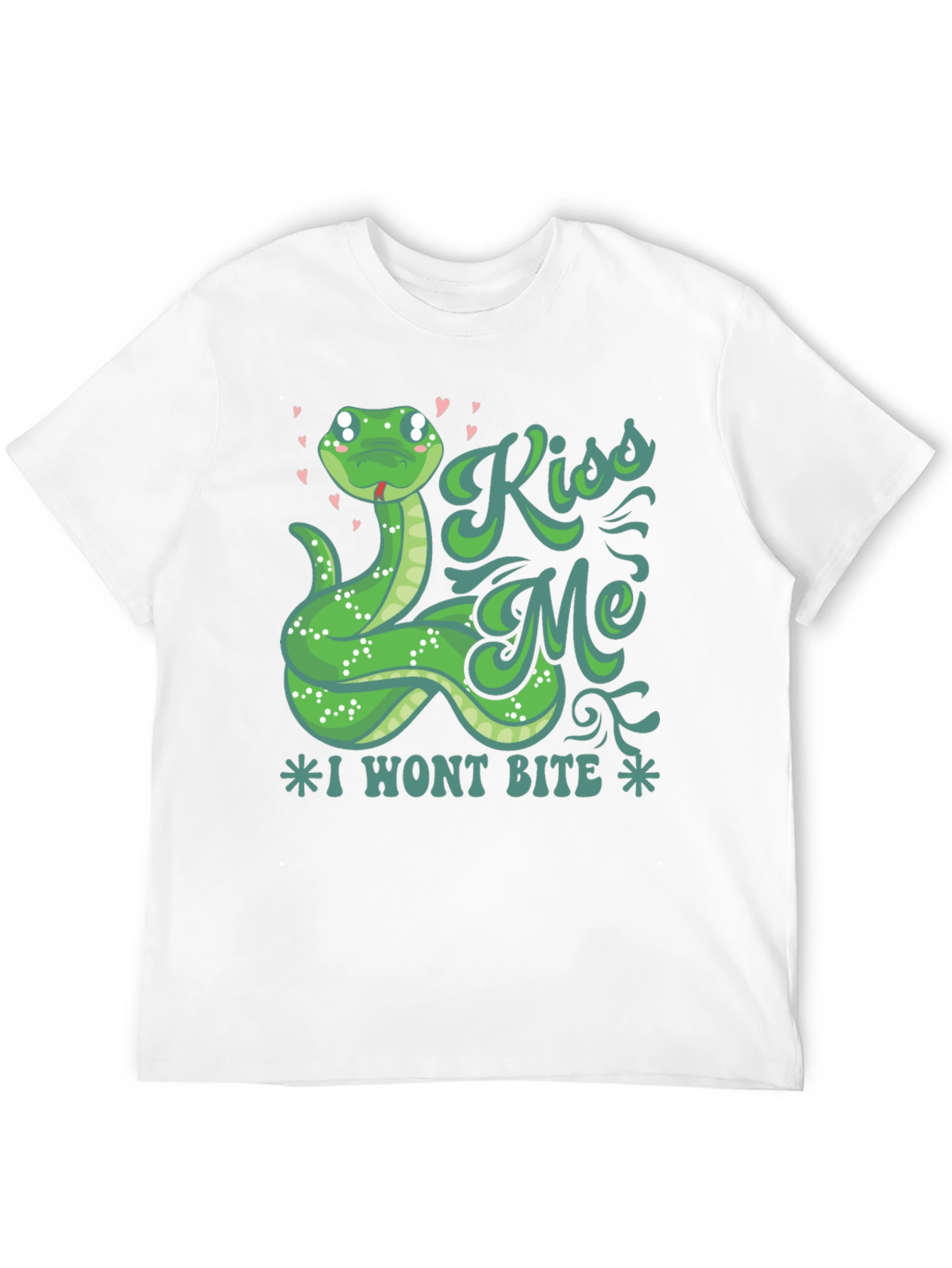 Kiss Me Snake T-Shirt - I Wont Bite