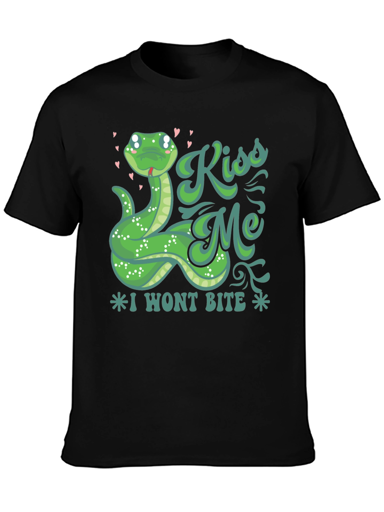 Kiss Me Snake T-Shirt - I Wont Bite