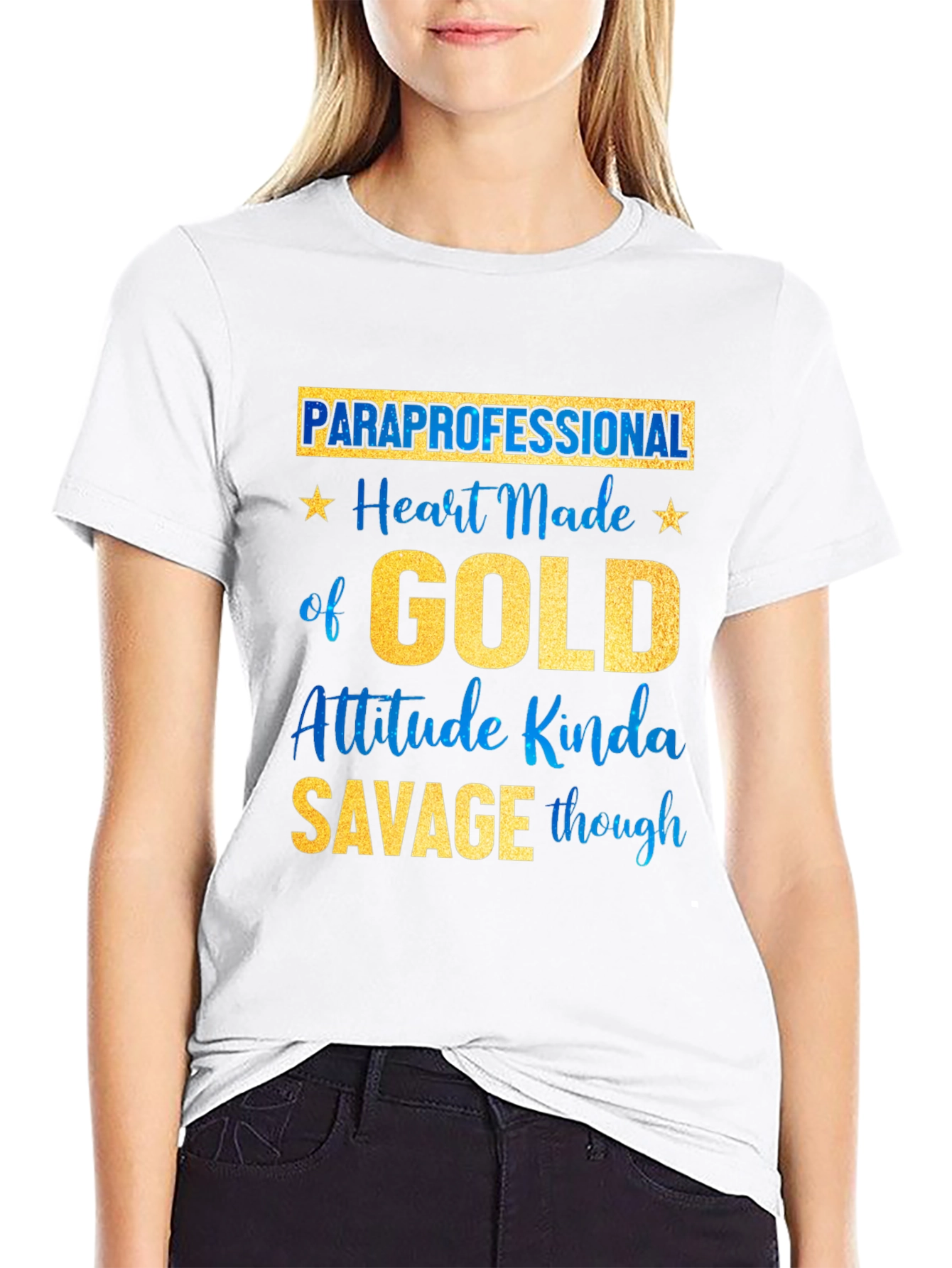Paraprofessional Heart of Gold T-Shirt