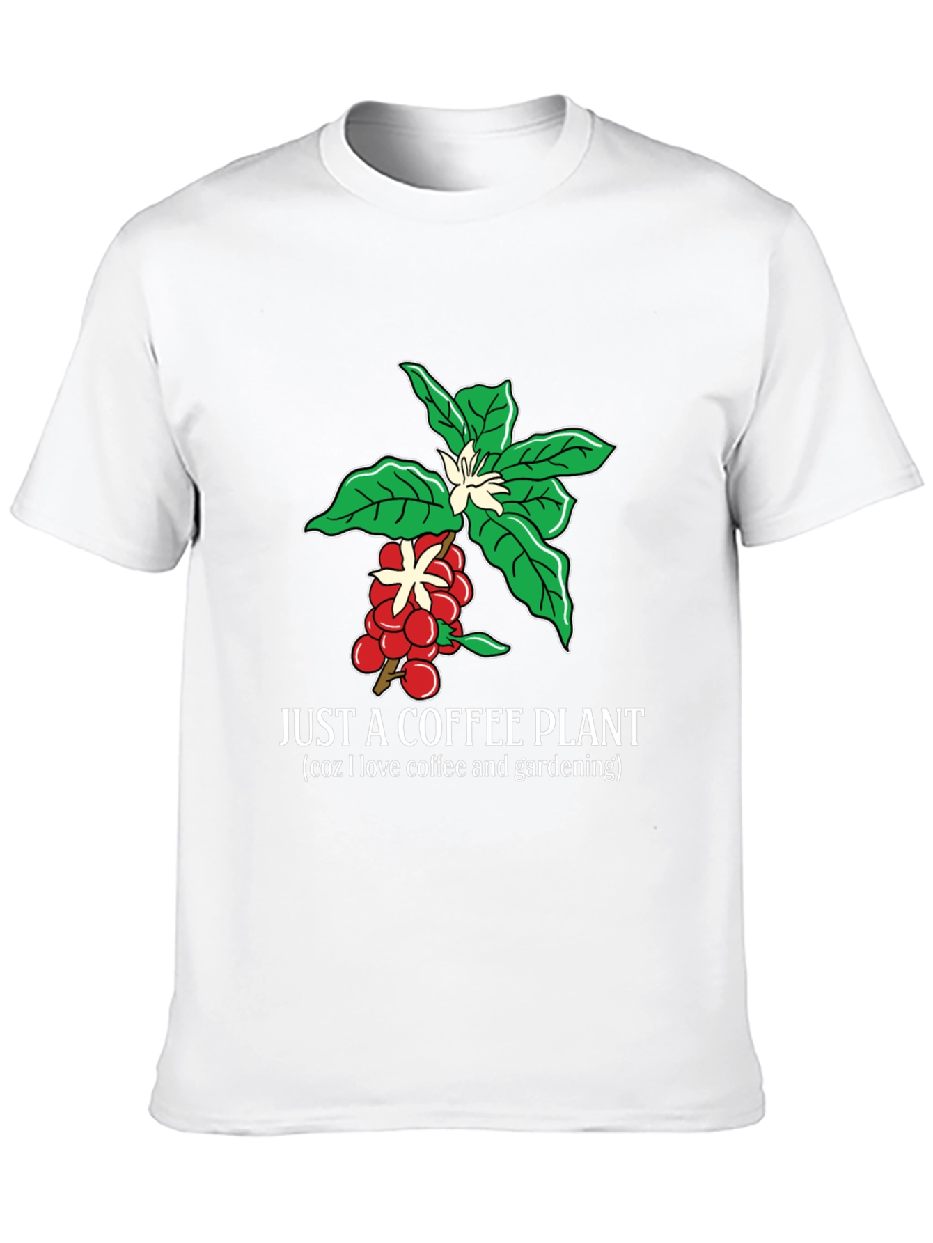 Coffee Plant Lover T-Shirt Gardening Gift Tee