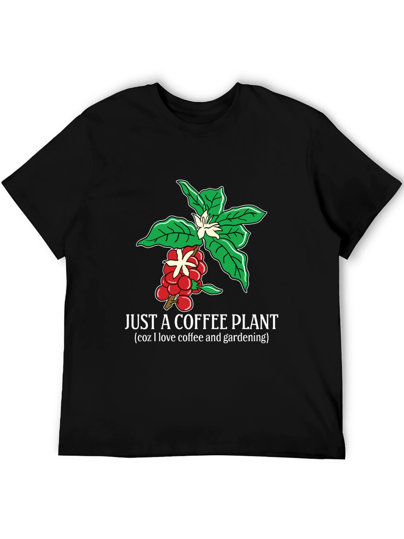 Coffee Plant Lover T-Shirt Gardening Gift Tee