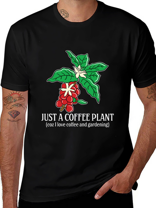 Coffee Plant Lover T-Shirt Gardening Gift Tee