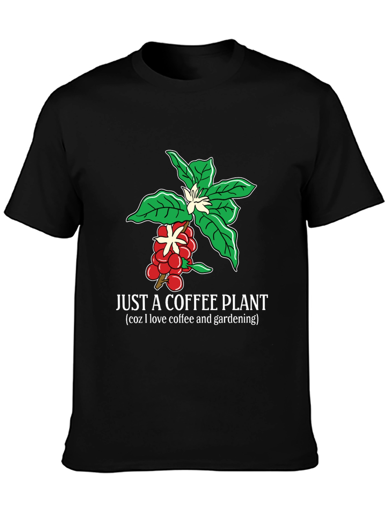Coffee Plant Lover T-Shirt Gardening Gift Tee
