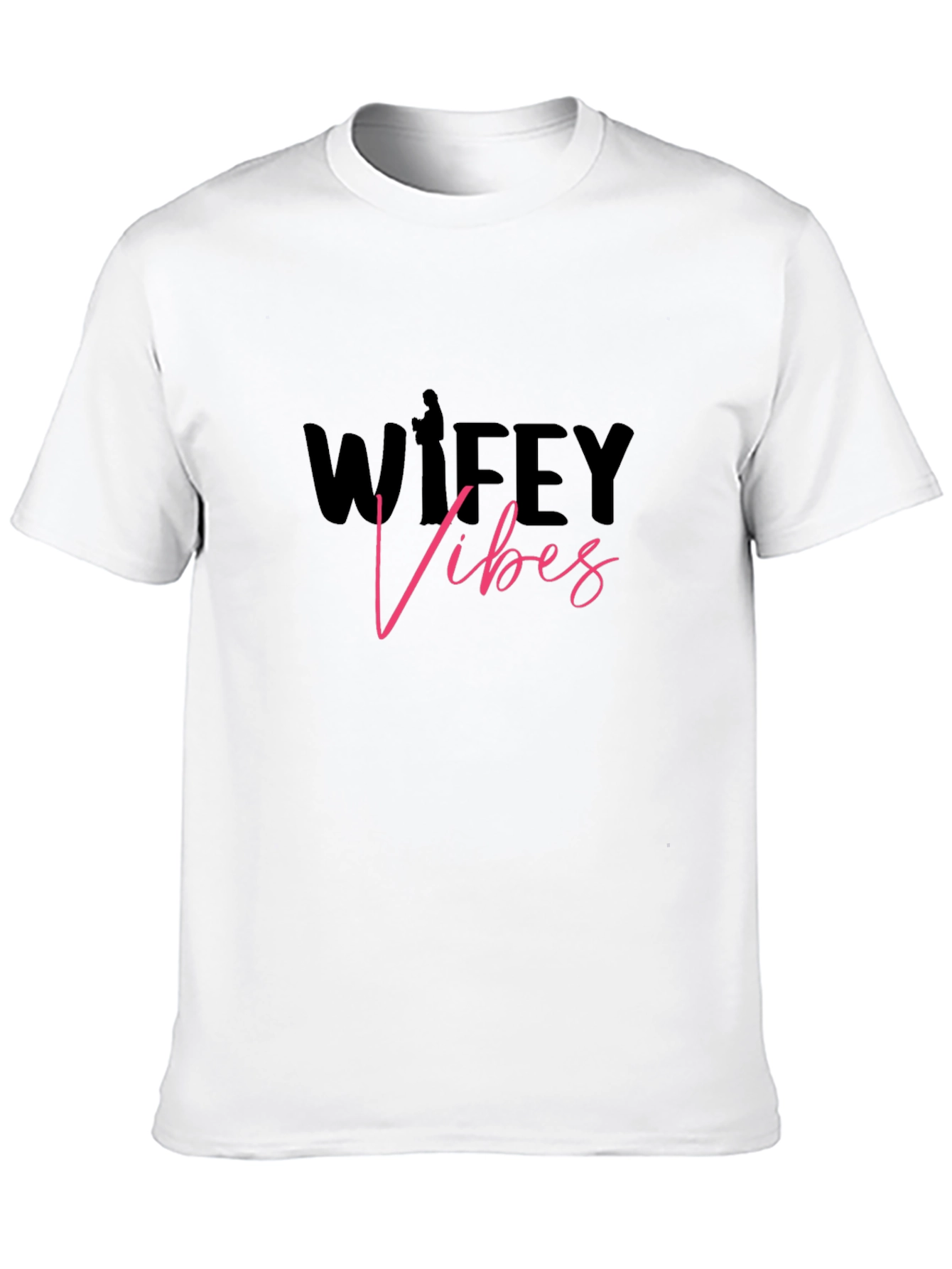 Wifey Vibes Black Graphic Tee