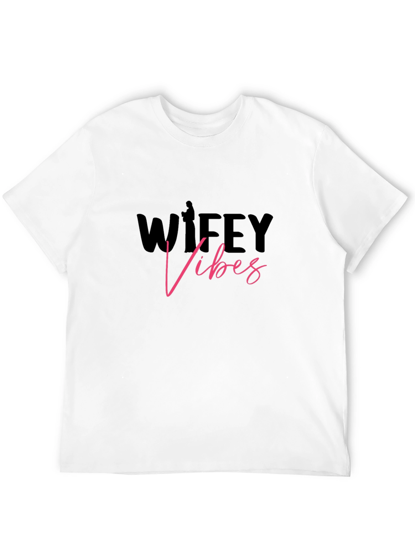 Wifey Vibes Black Graphic Tee