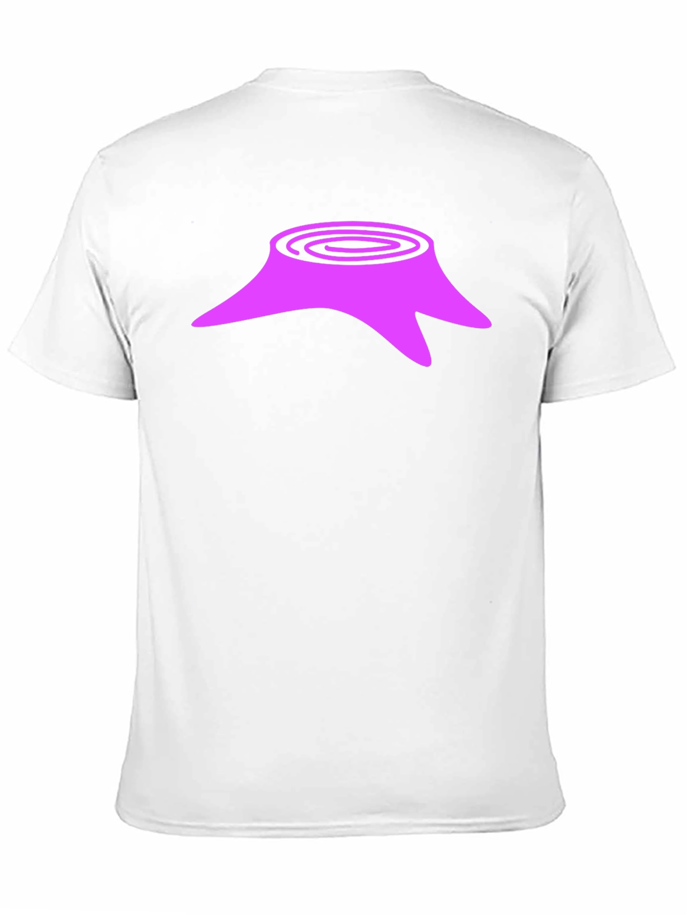 Tree Stump Graphic Tee - Casual Black T-Shirt