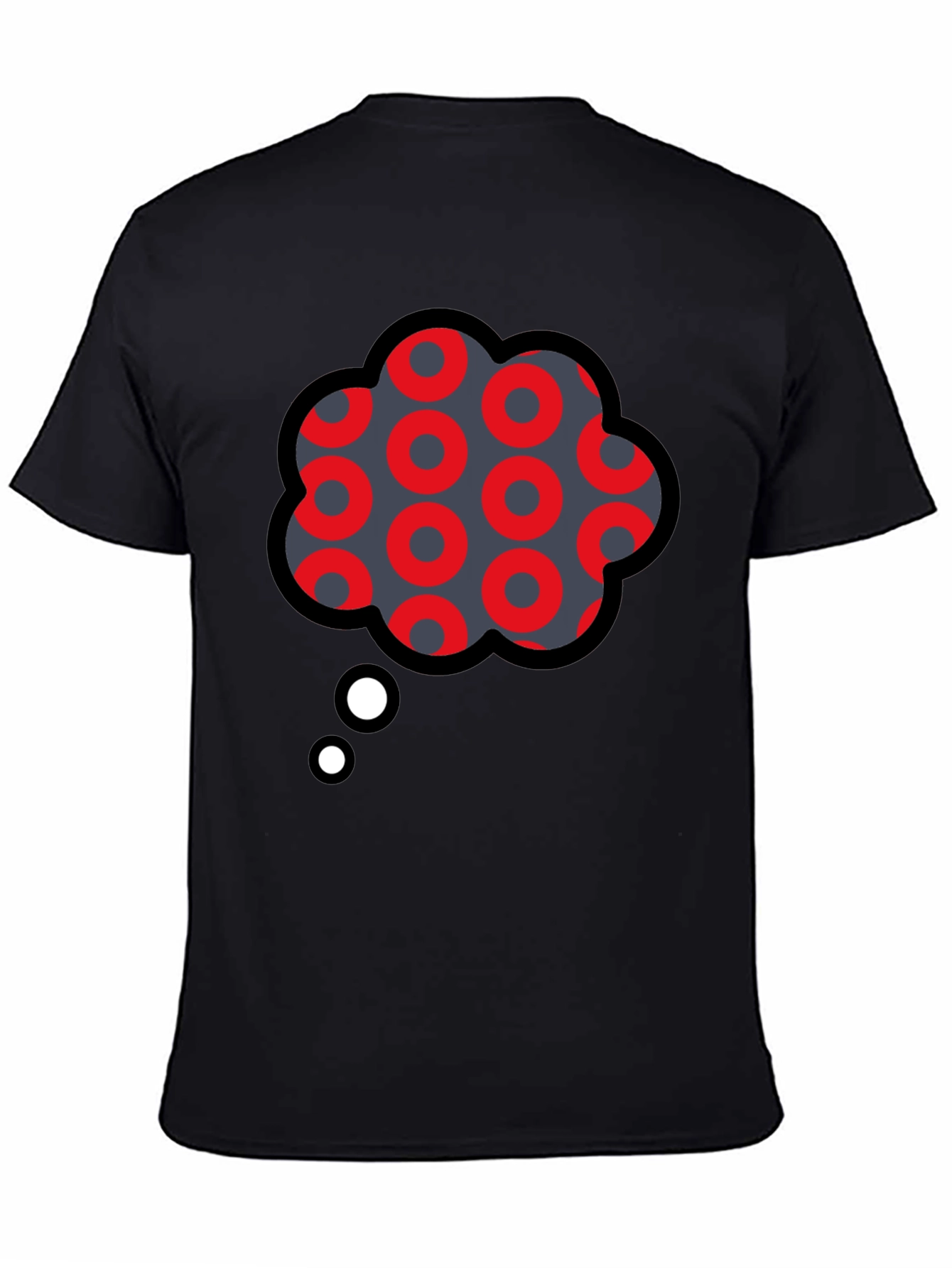 Funky Thought Bubble Graphic Tee - Unique Design