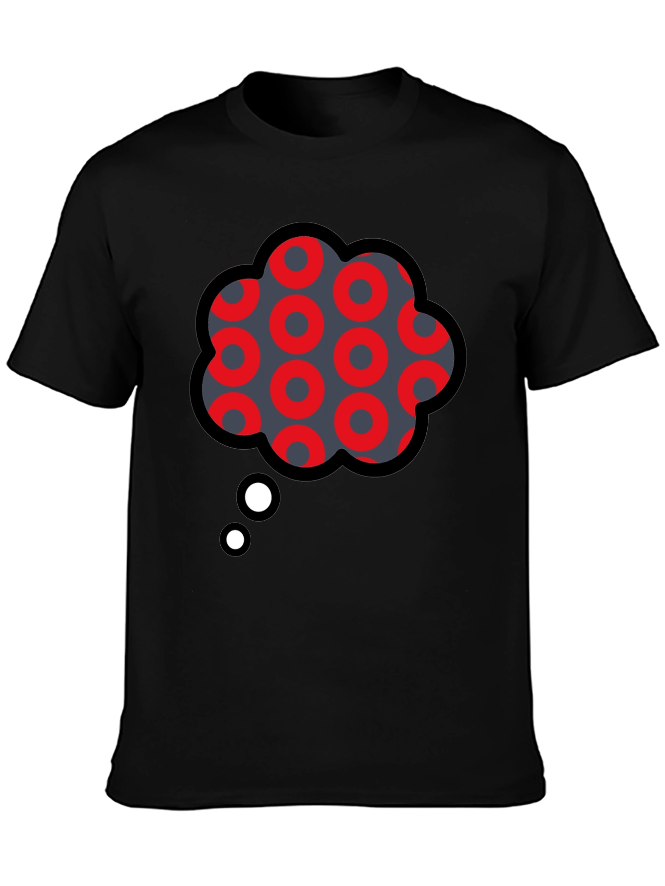 Funky Thought Bubble Graphic Tee - Unique Design