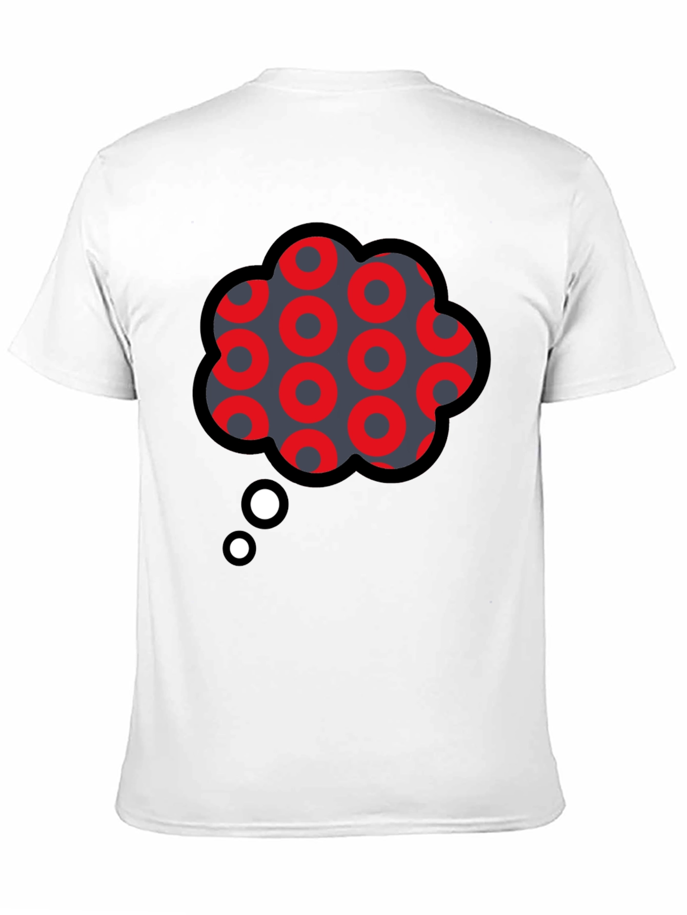 Funky Thought Bubble Graphic Tee - Unique Design