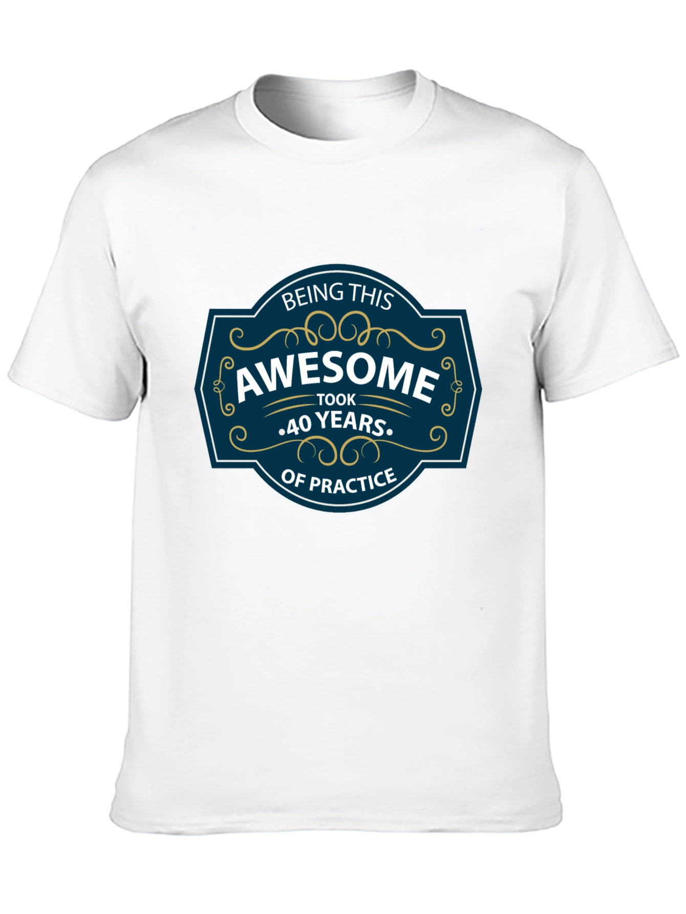 Awesome 40th Birthday Black Graphic Tee