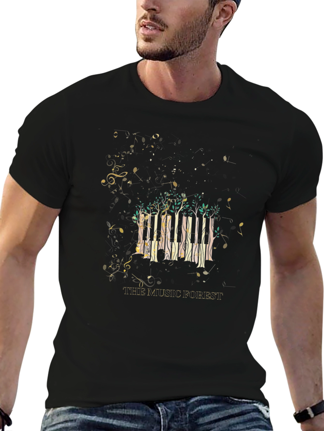 Music Forest Graphic T-Shirt