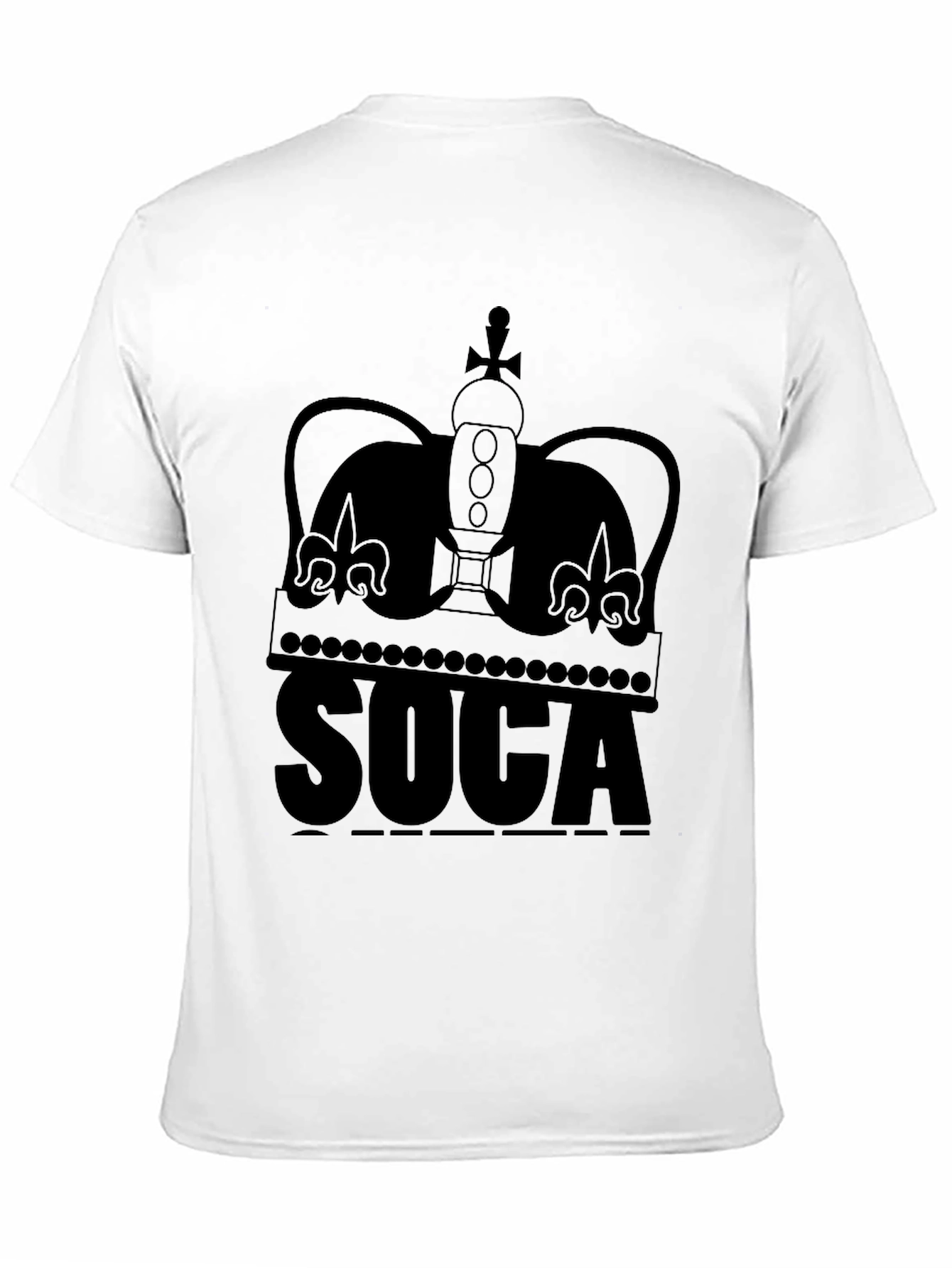 SOCA Crown Graphic Black T-Shirt