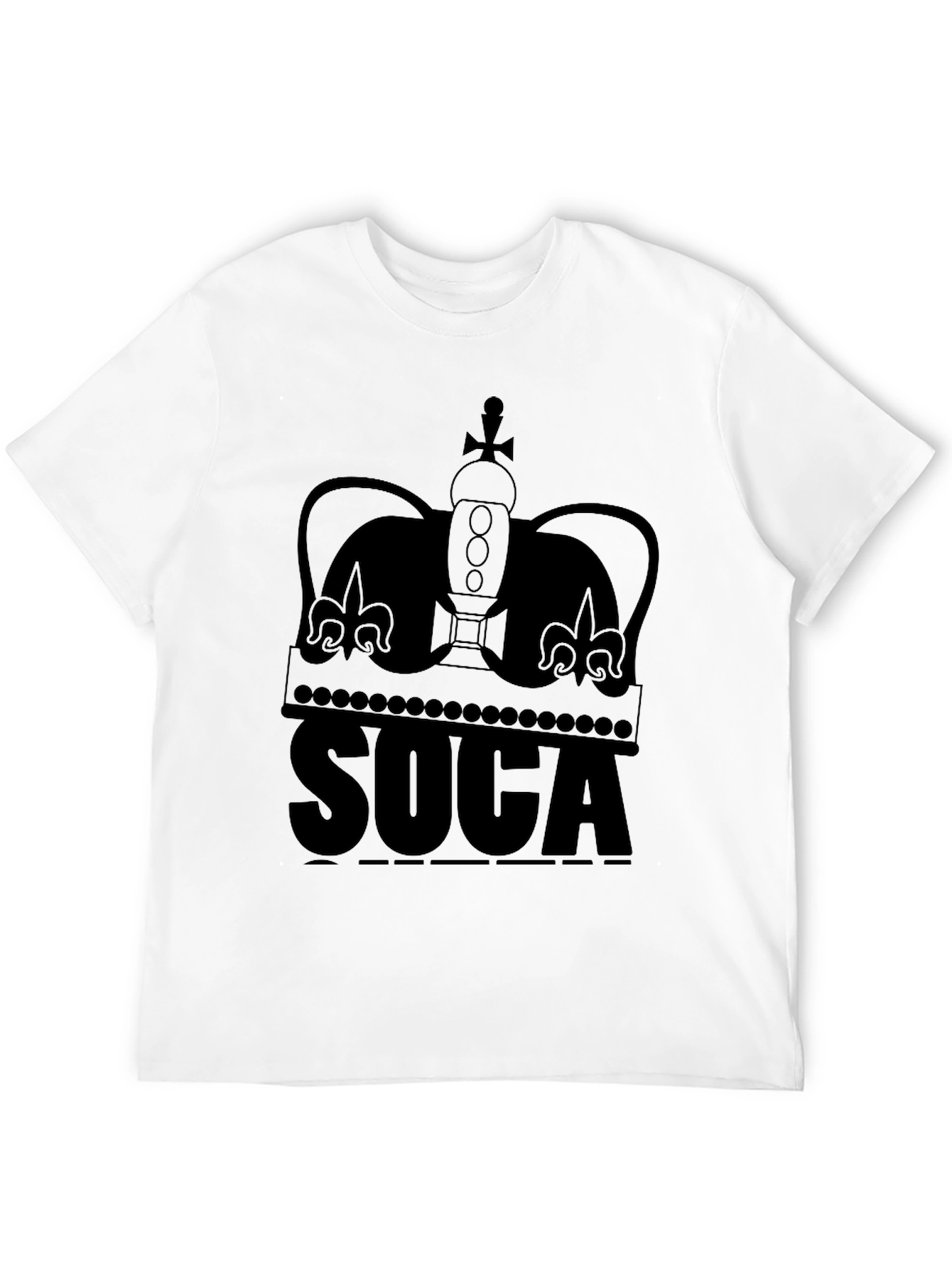 SOCA Crown Graphic Black T-Shirt