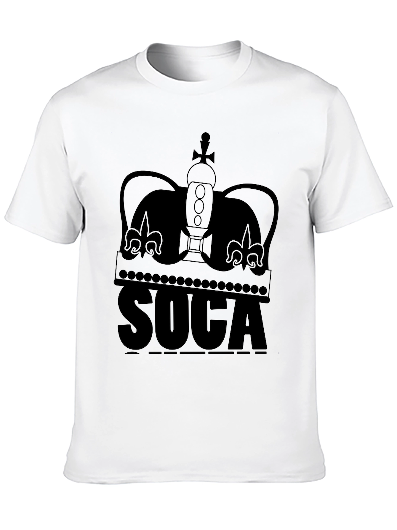 SOCA Crown Graphic Black T-Shirt