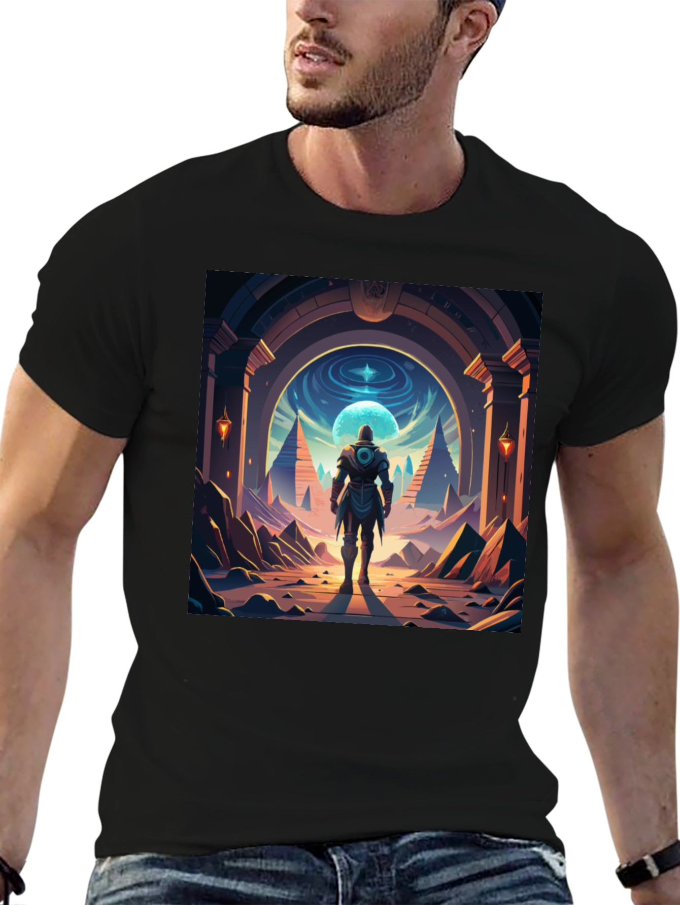 Sci-Fi Voyager T-Shirt - Gateway to Adventure