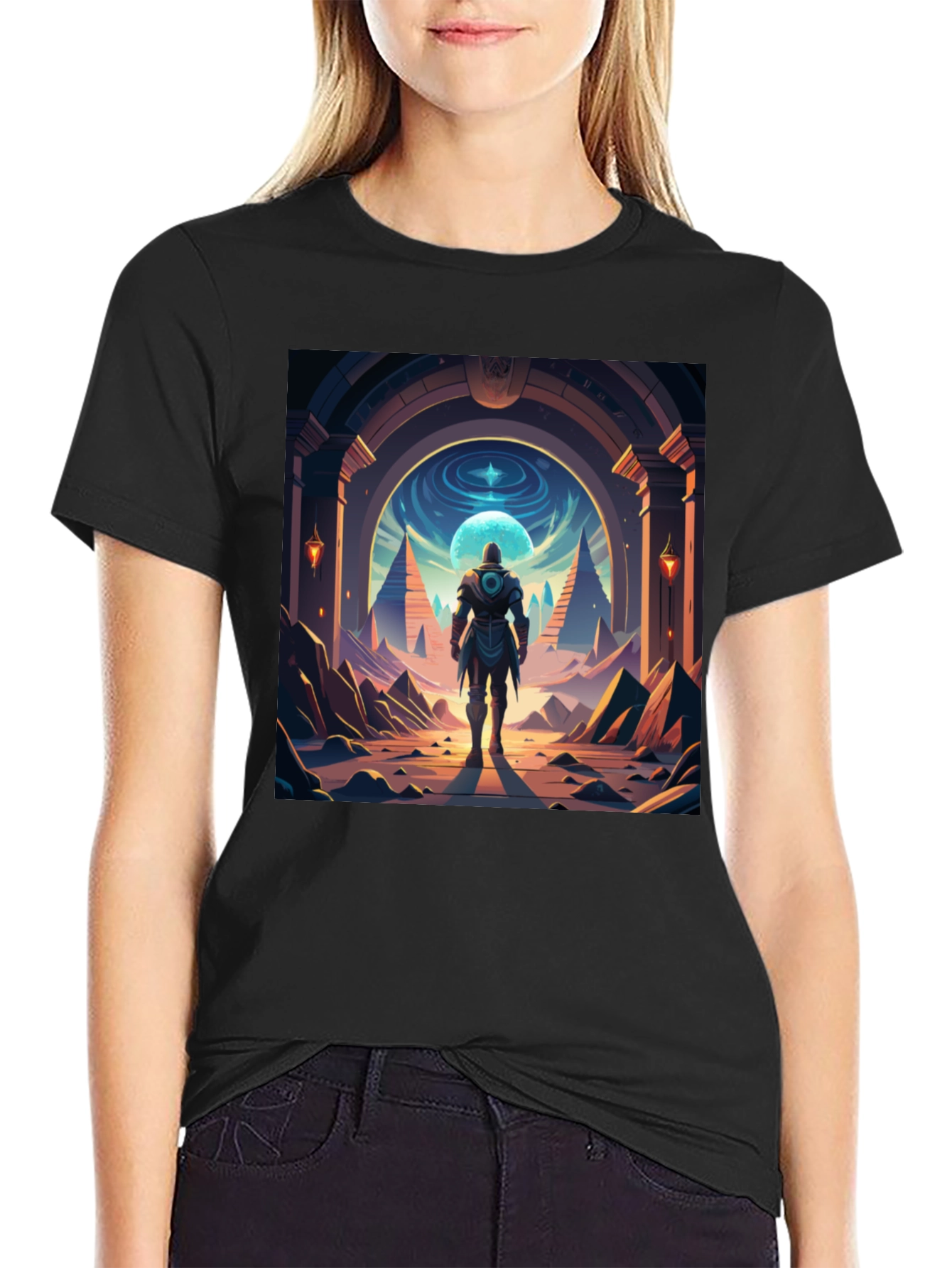 Sci-Fi Voyager T-Shirt - Gateway to Adventure