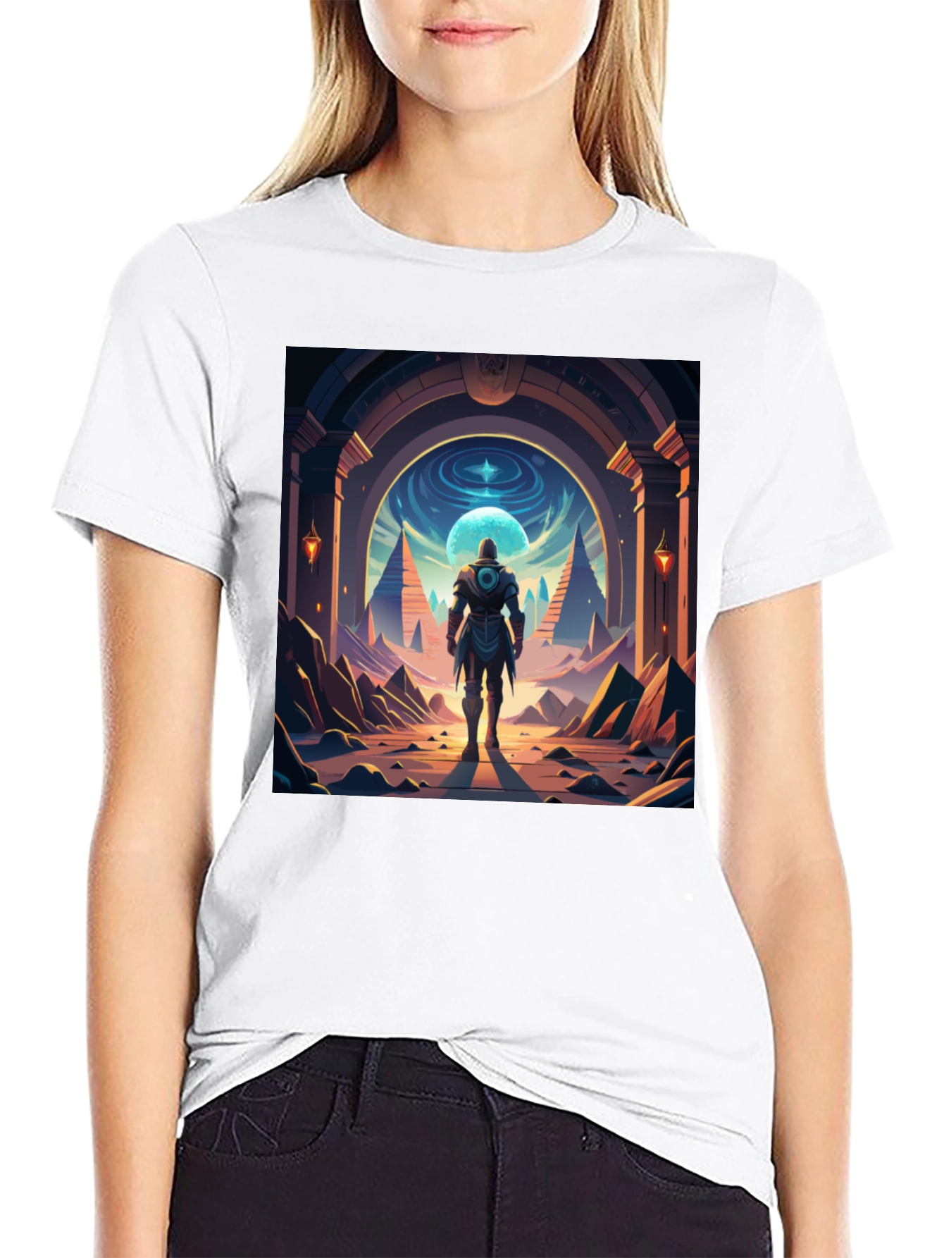 Sci-Fi Voyager T-Shirt - Gateway to Adventure