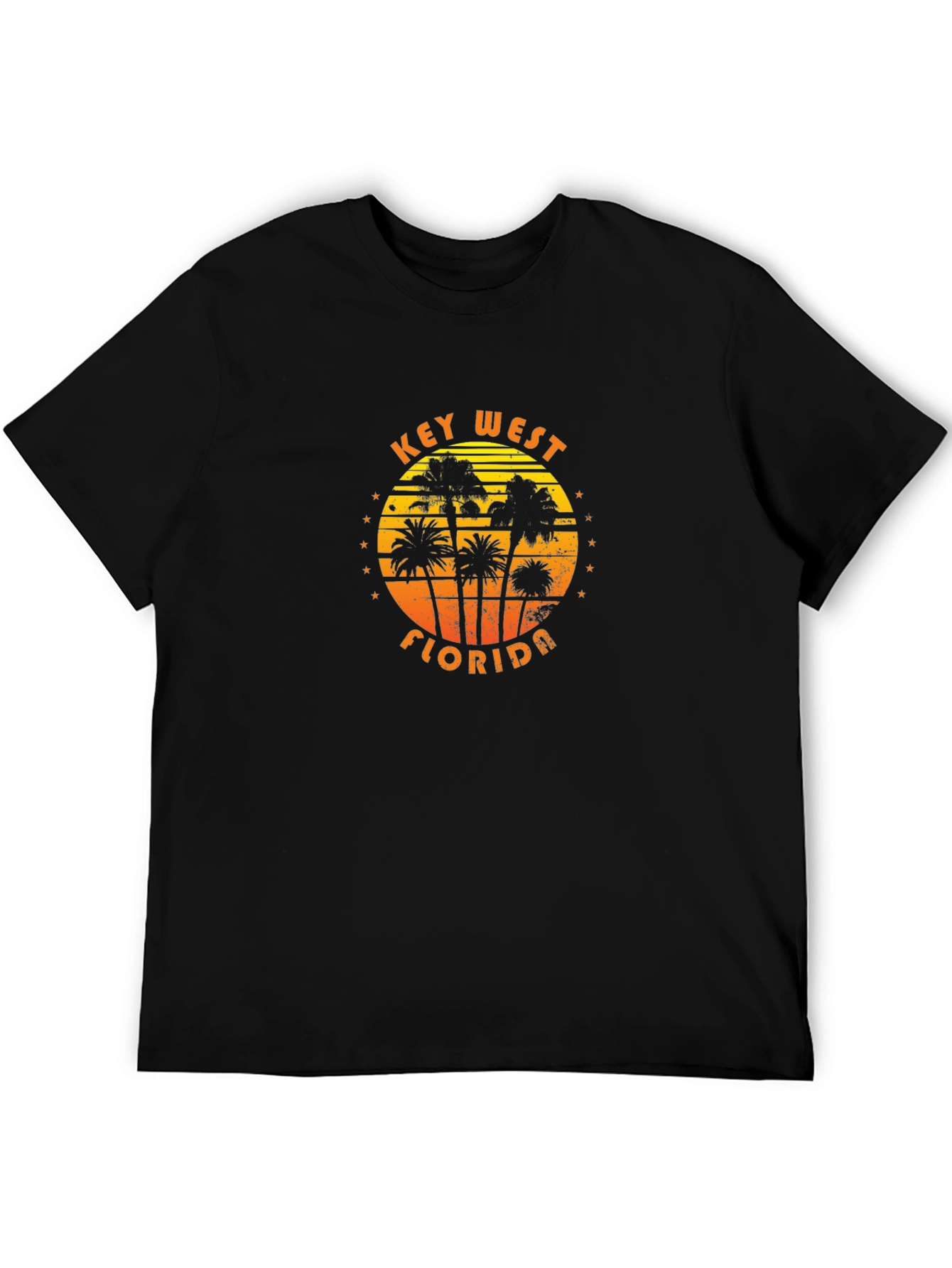 Key West Florida Palms Graphic T-Shirt