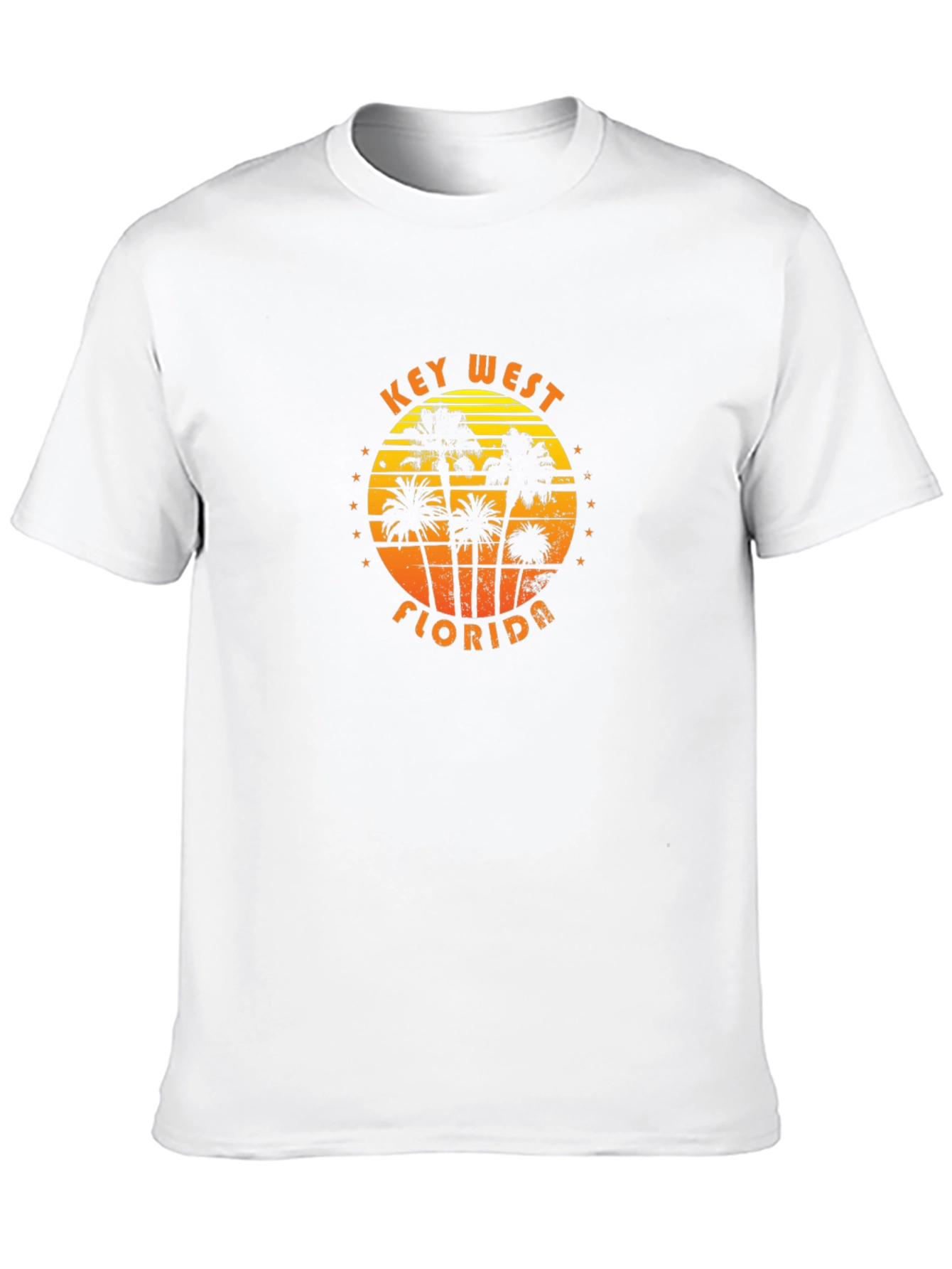 Key West Florida Palms Graphic T-Shirt
