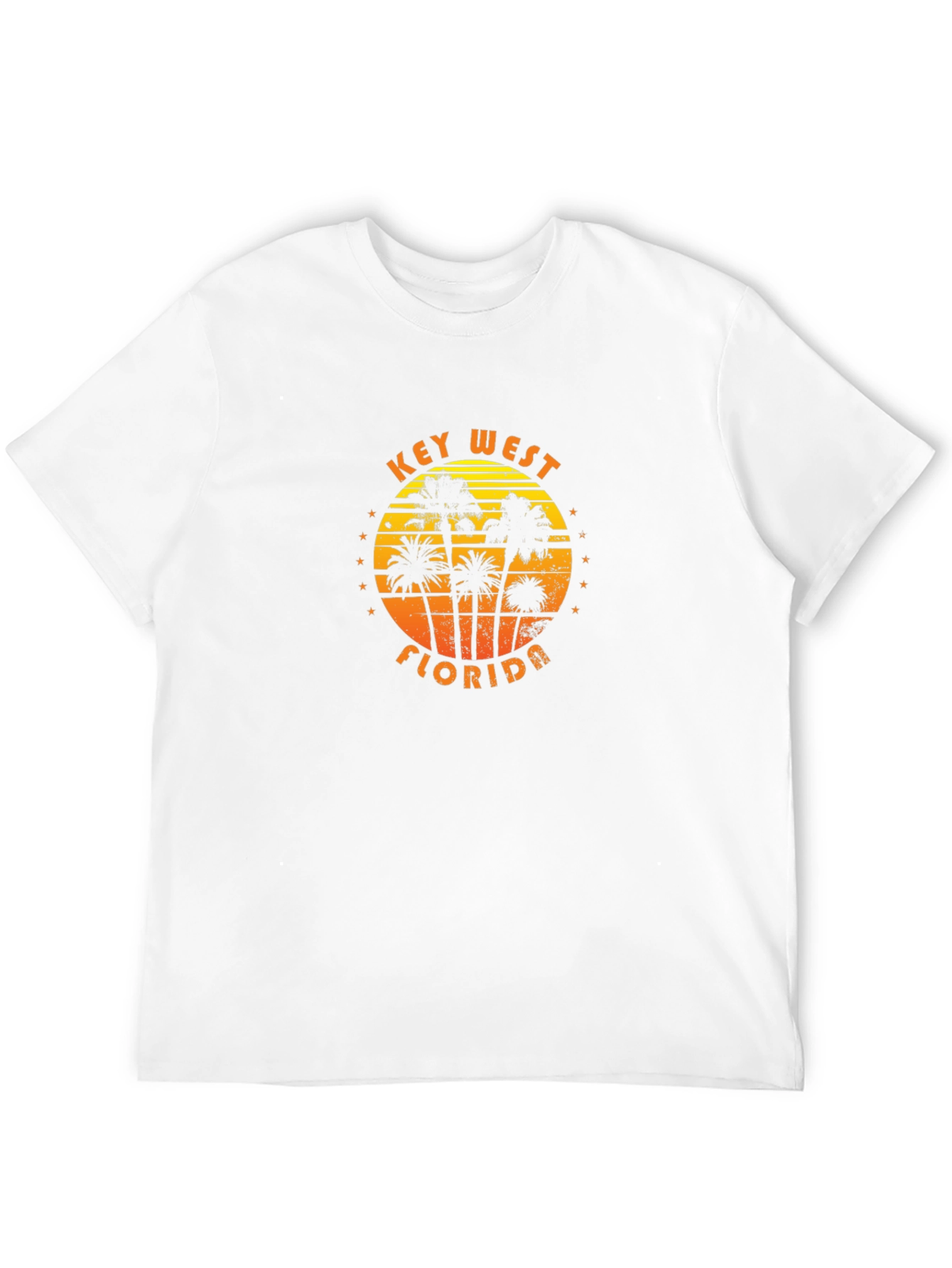 Key West Florida Palms Graphic T-Shirt