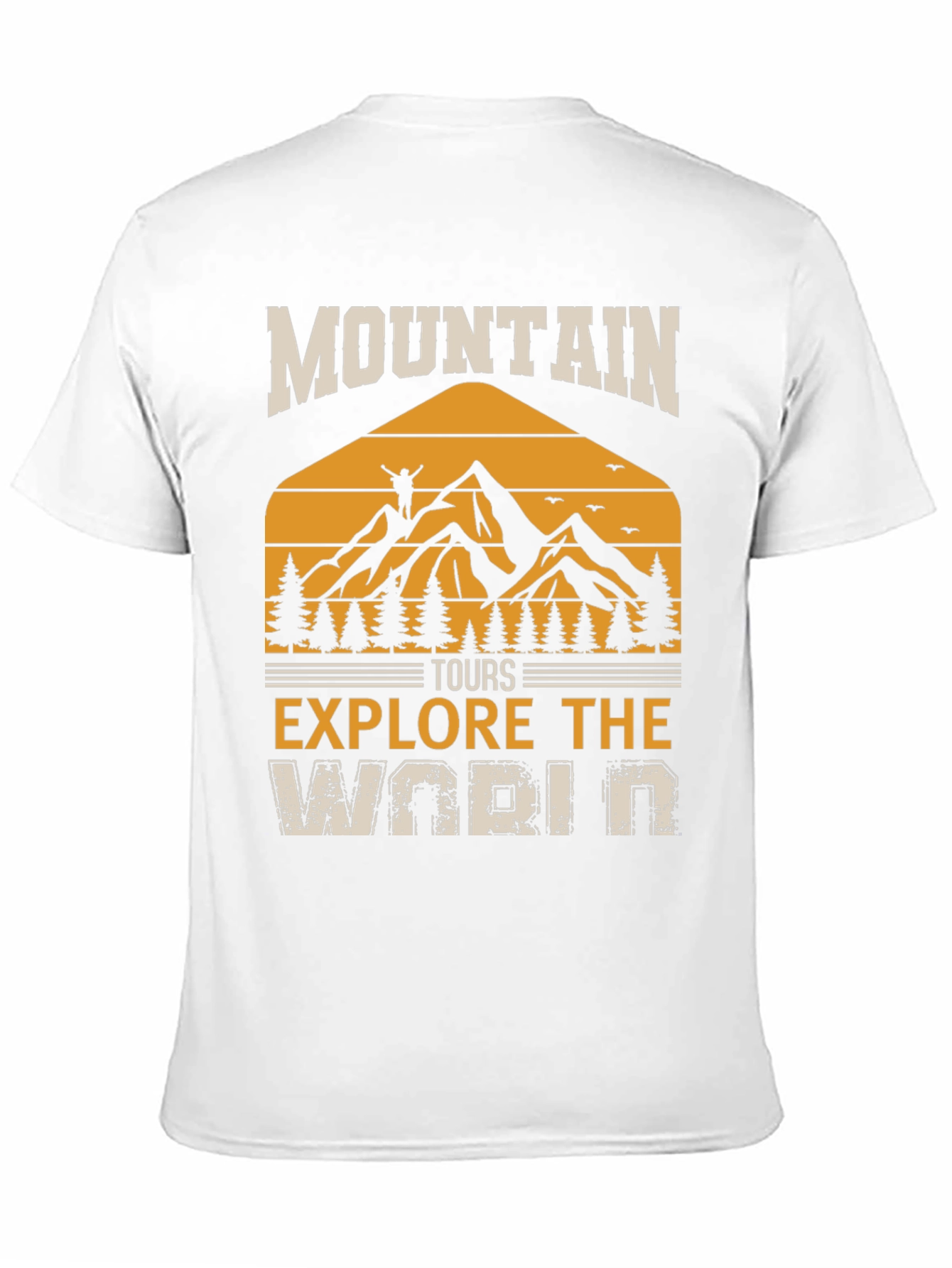 Mountain Tours Explore the World Graphic Tee
