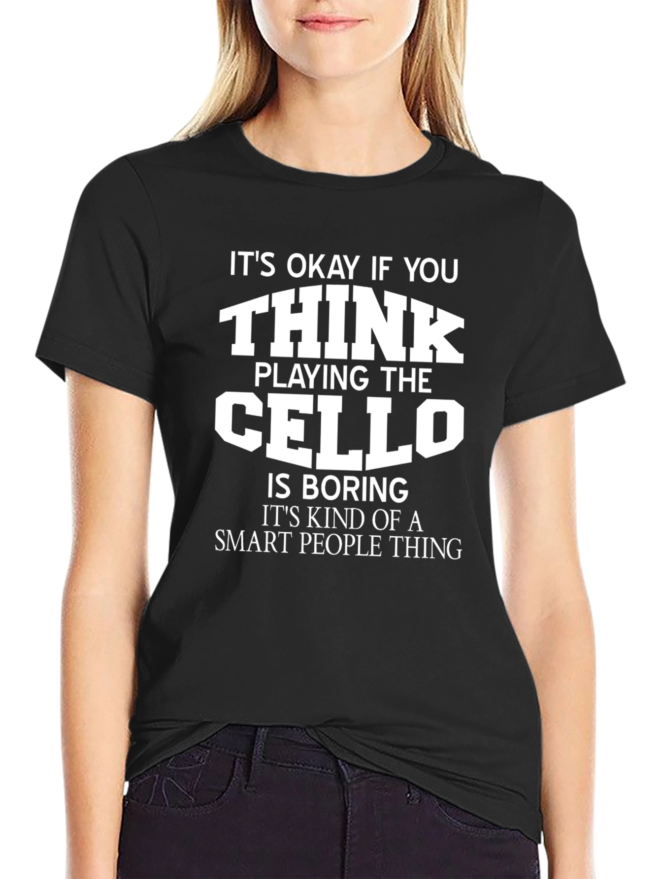 Funny Cello Player T-Shirt - Smart People Thing