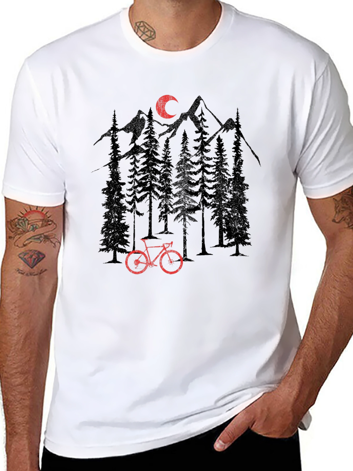 Mountain Bike T-Shirt - Nature Graphic Tee