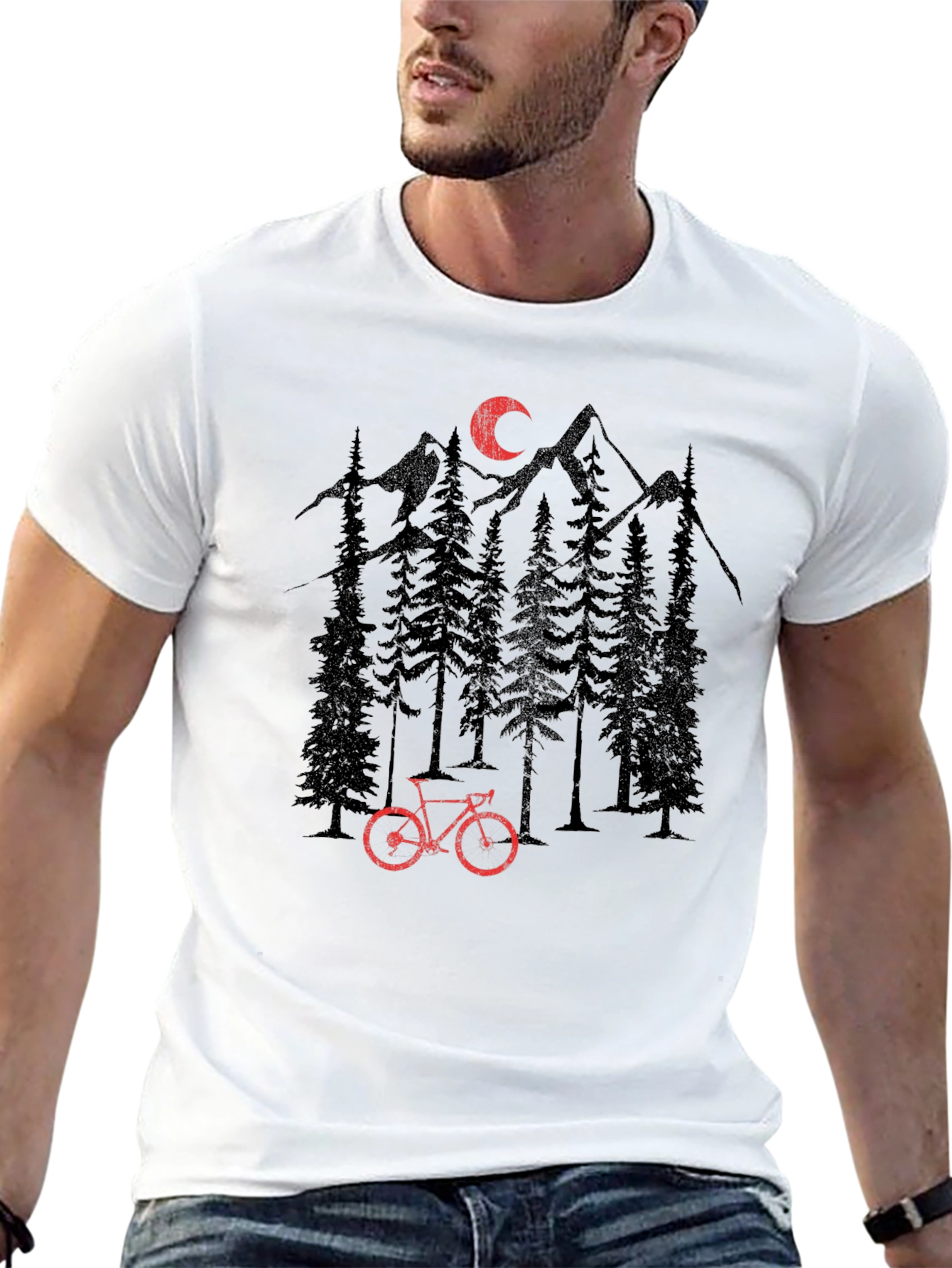 Mountain Bike T-Shirt - Nature Graphic Tee