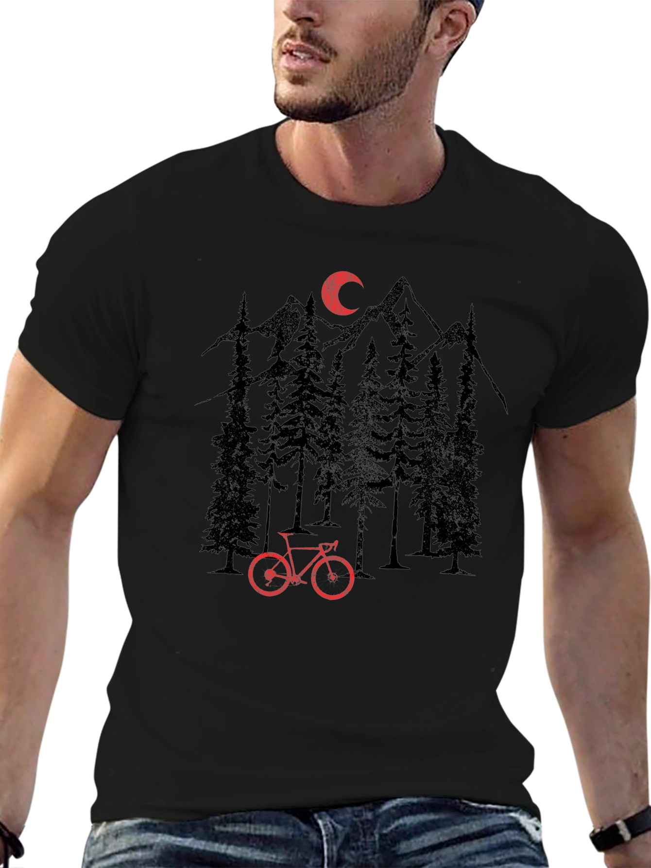 Mountain Bike T-Shirt - Nature Graphic Tee