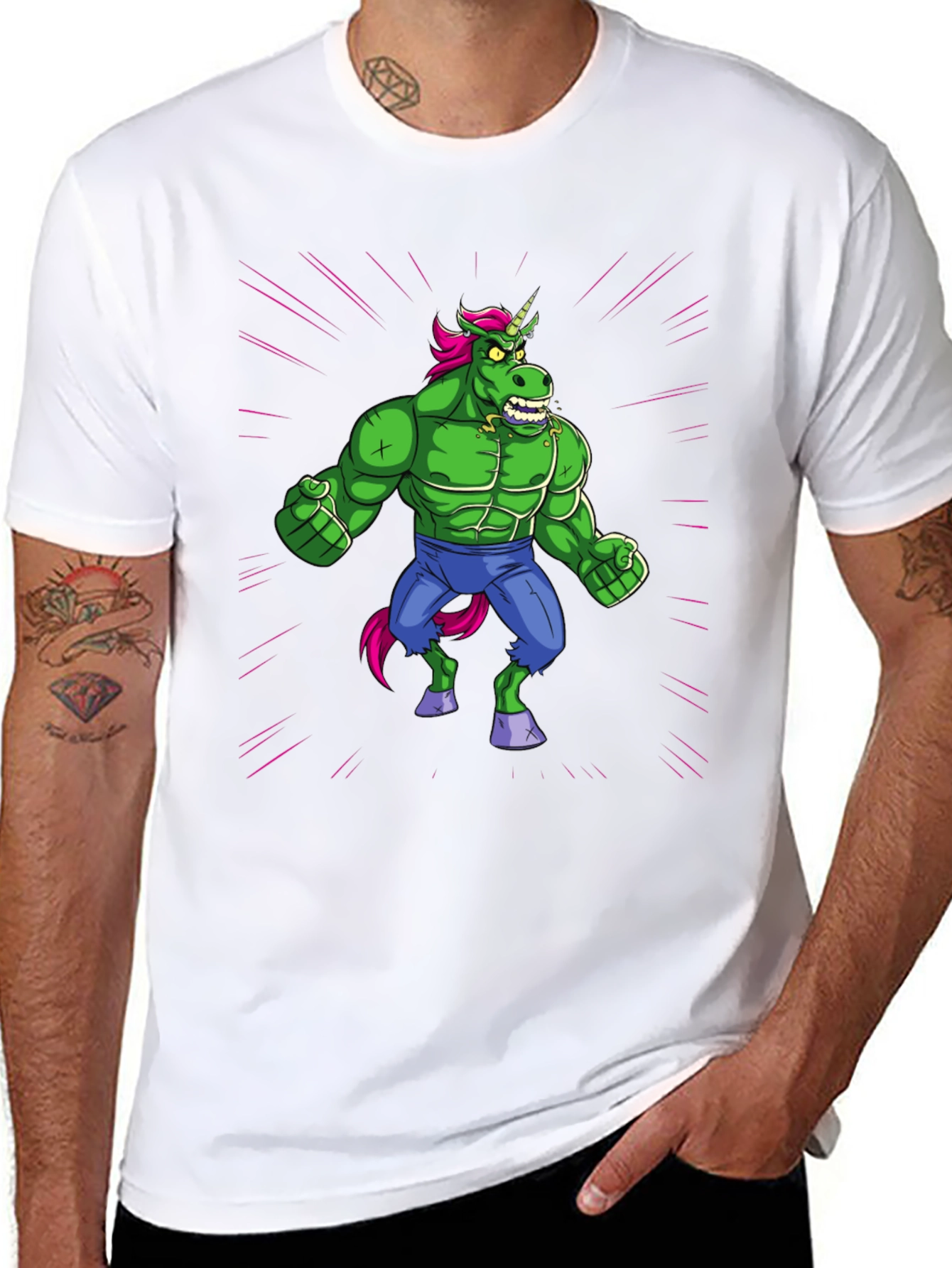 Hulk Unicorn Graphic Tee