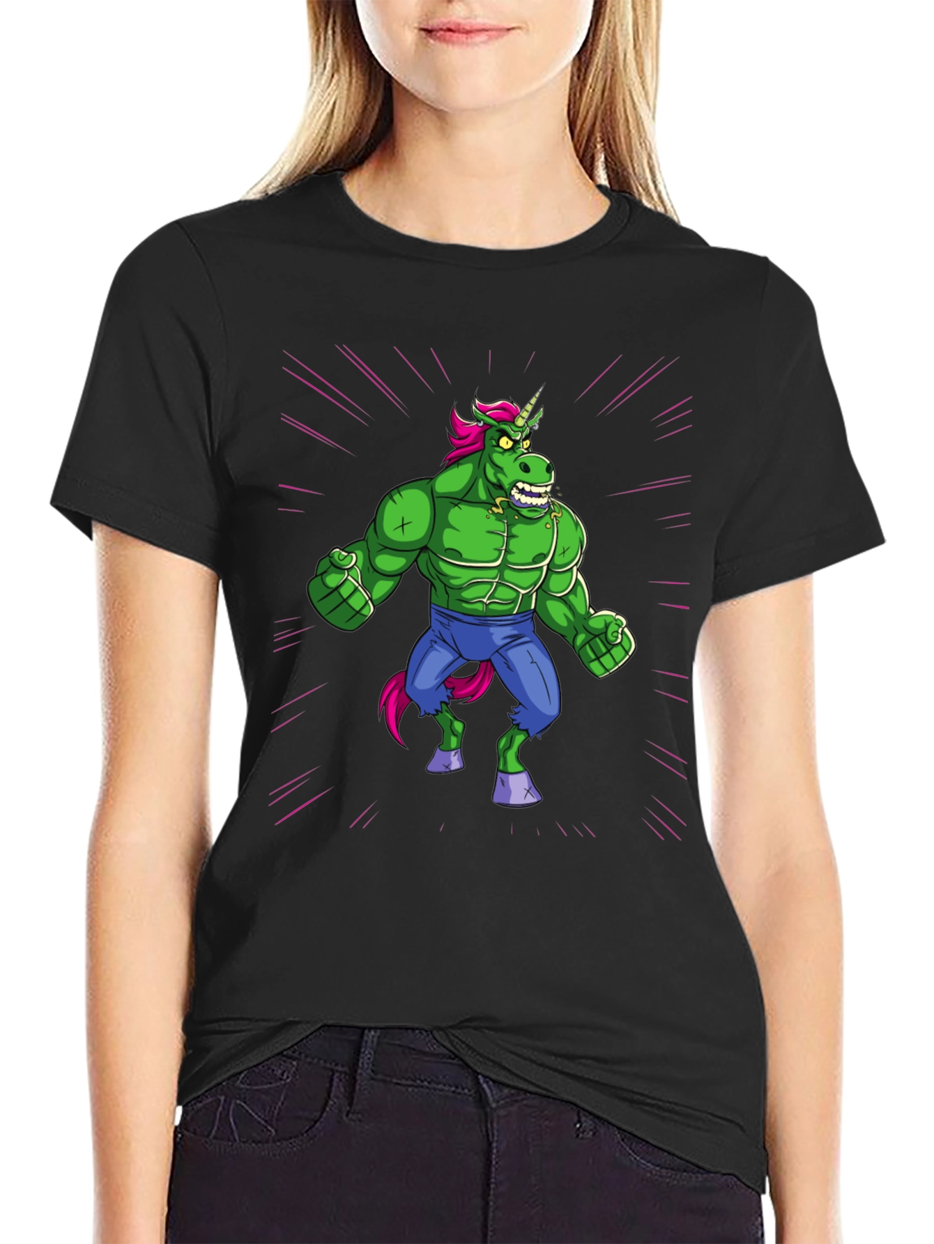 Hulk Unicorn Graphic Tee