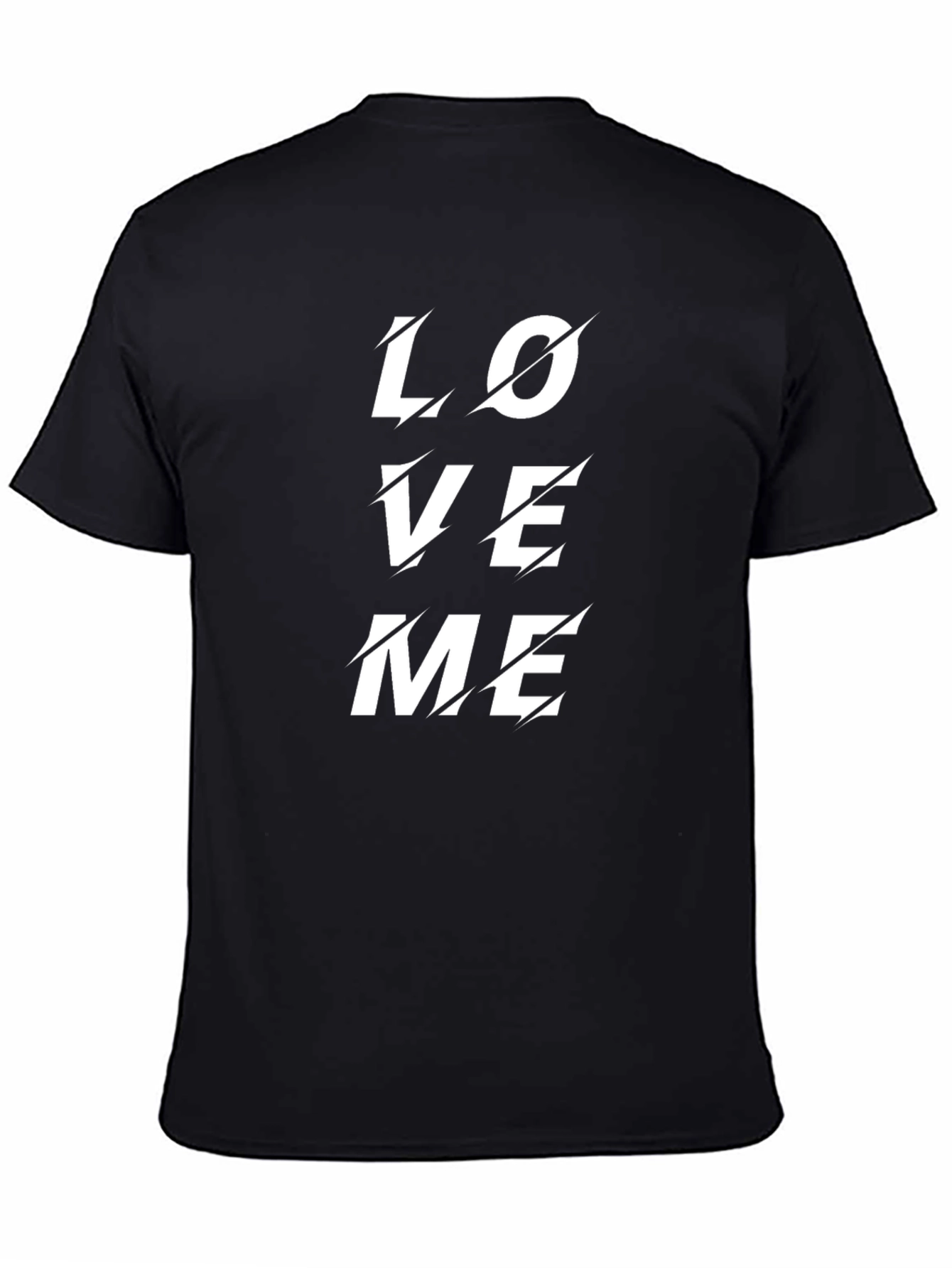 Love Me Graphic Black T-Shirt