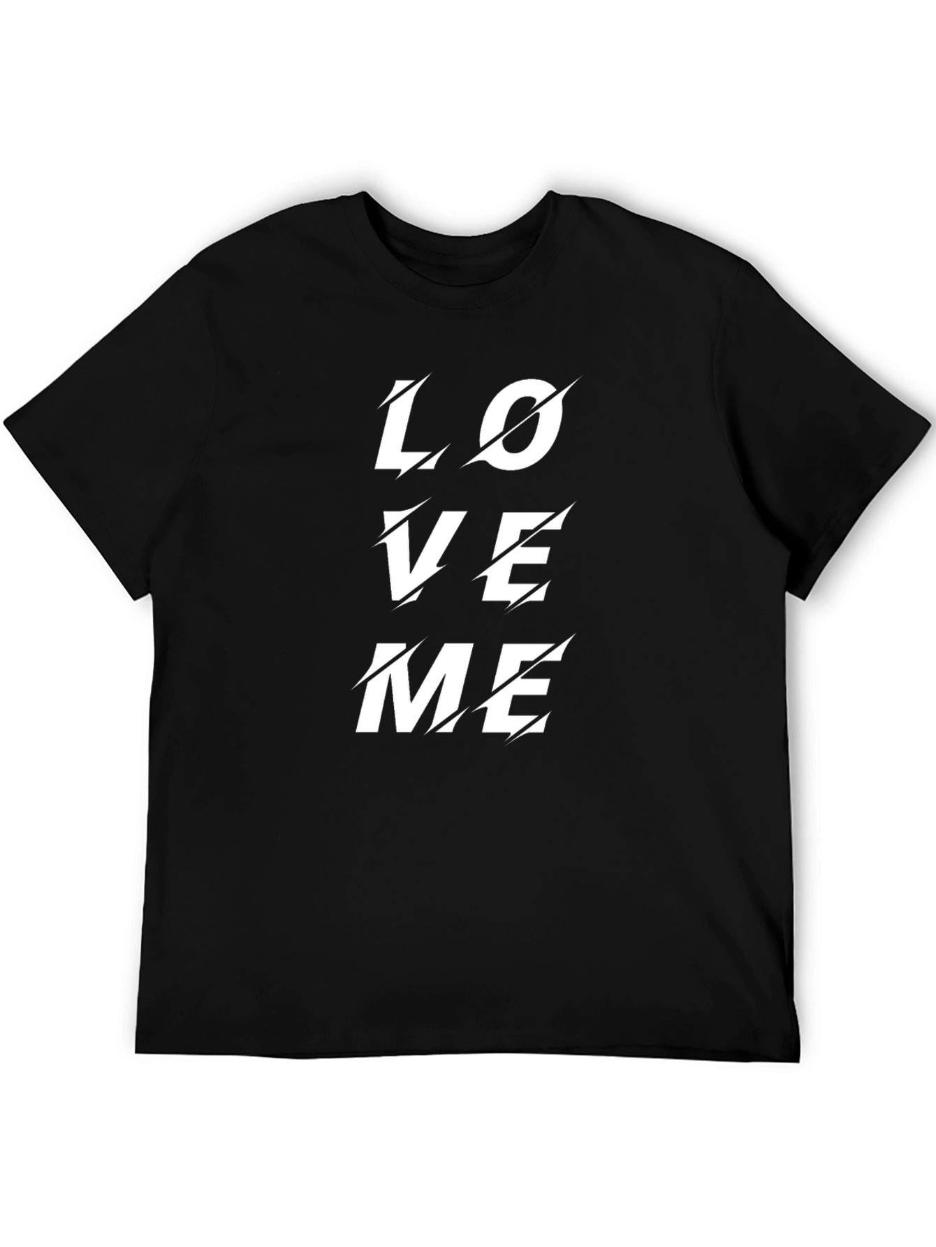 Love Me Graphic Black T-Shirt