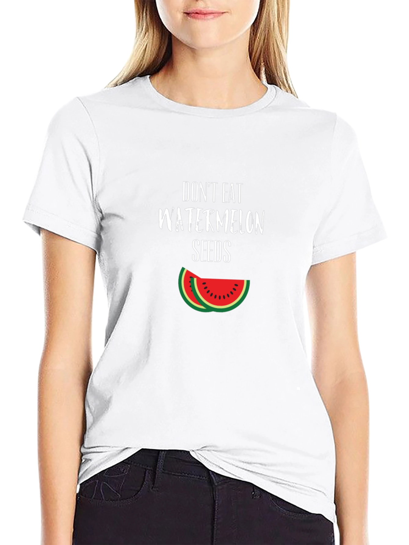 Dont Eat Watermelon Seeds T-Shirt Funny Graphic Tee