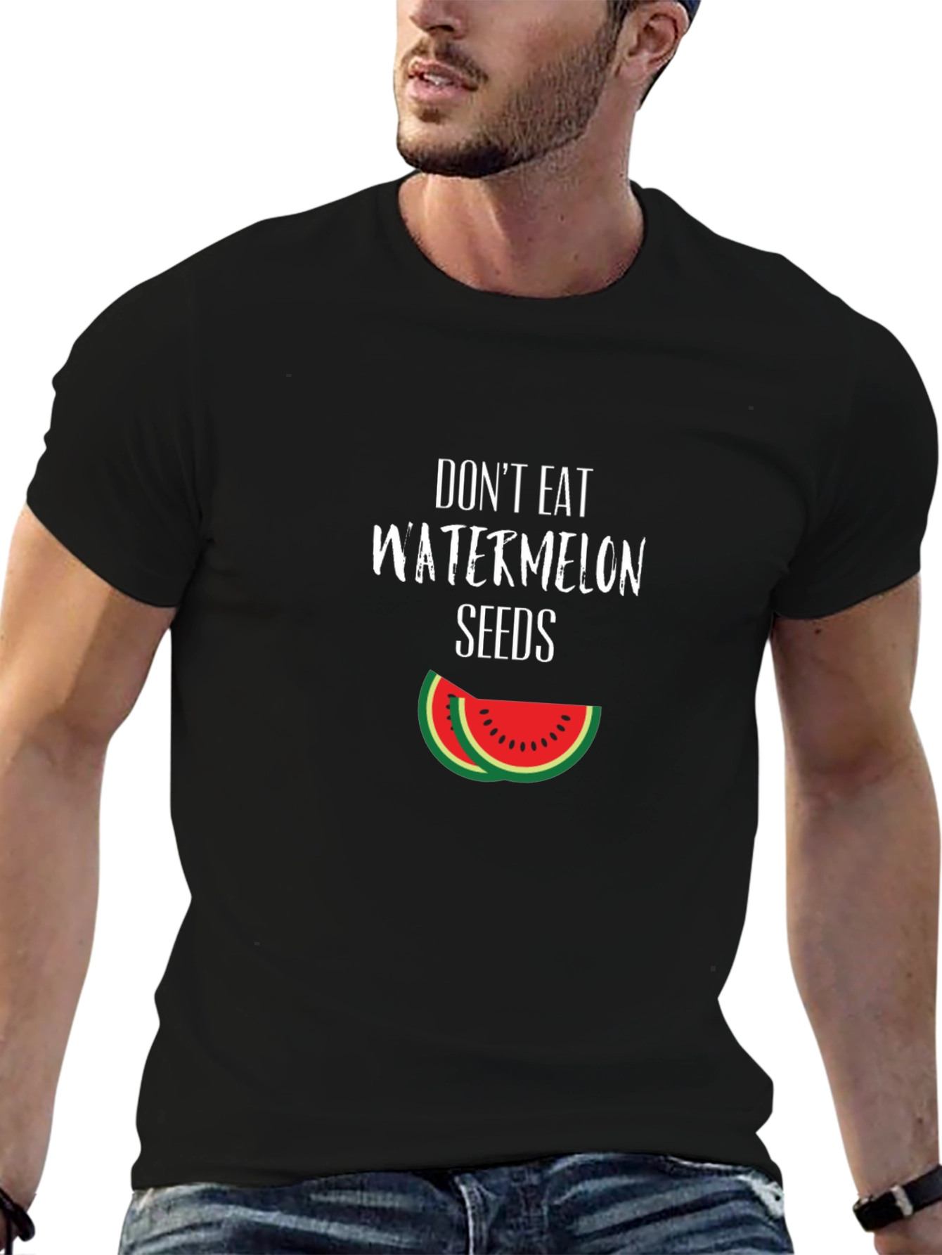 Dont Eat Watermelon Seeds T-Shirt Funny Graphic Tee