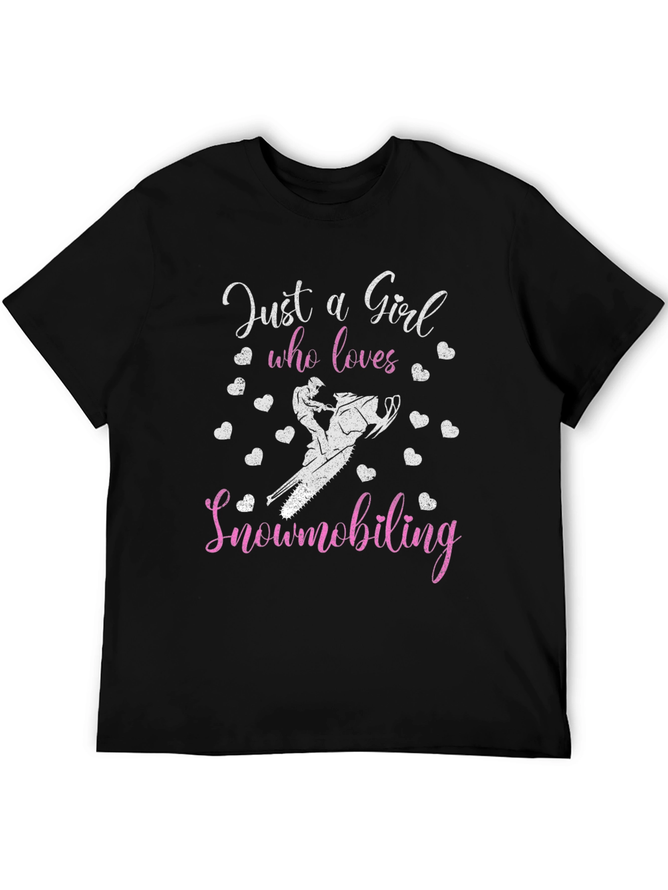 Just A Girl Who Loves Snowmobiling T-Shirt