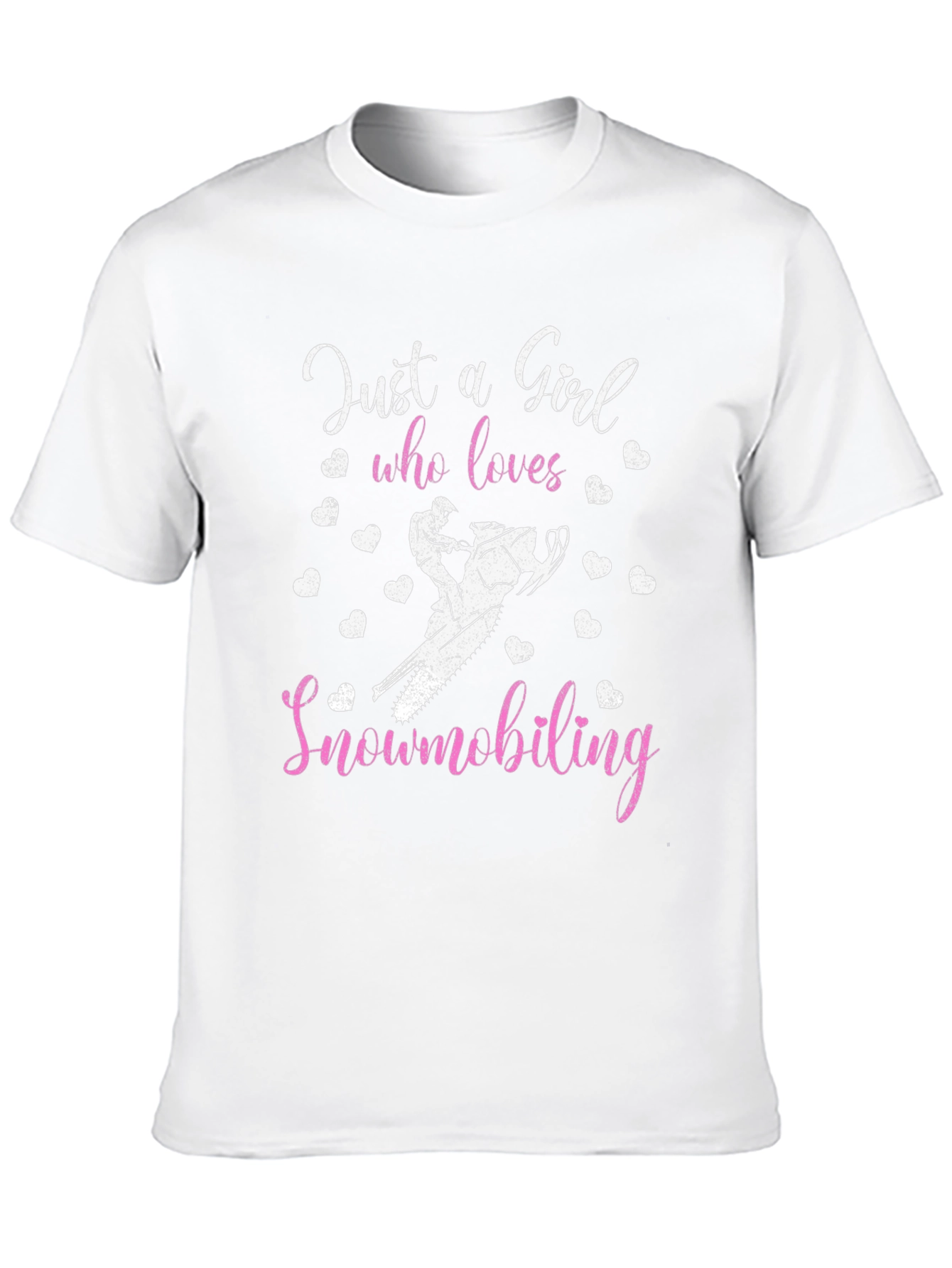 Just A Girl Who Loves Snowmobiling T-Shirt