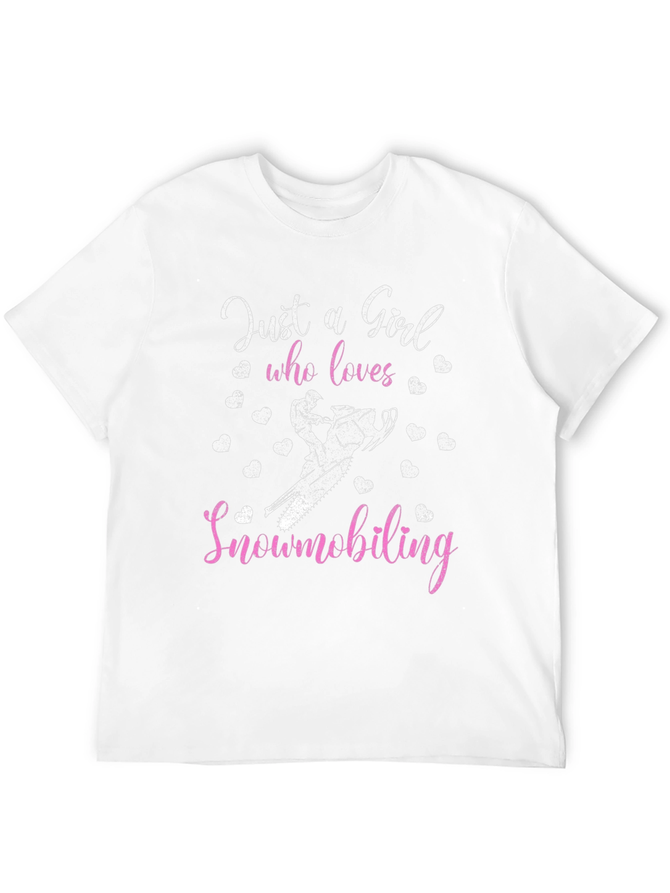 Just A Girl Who Loves Snowmobiling T-Shirt