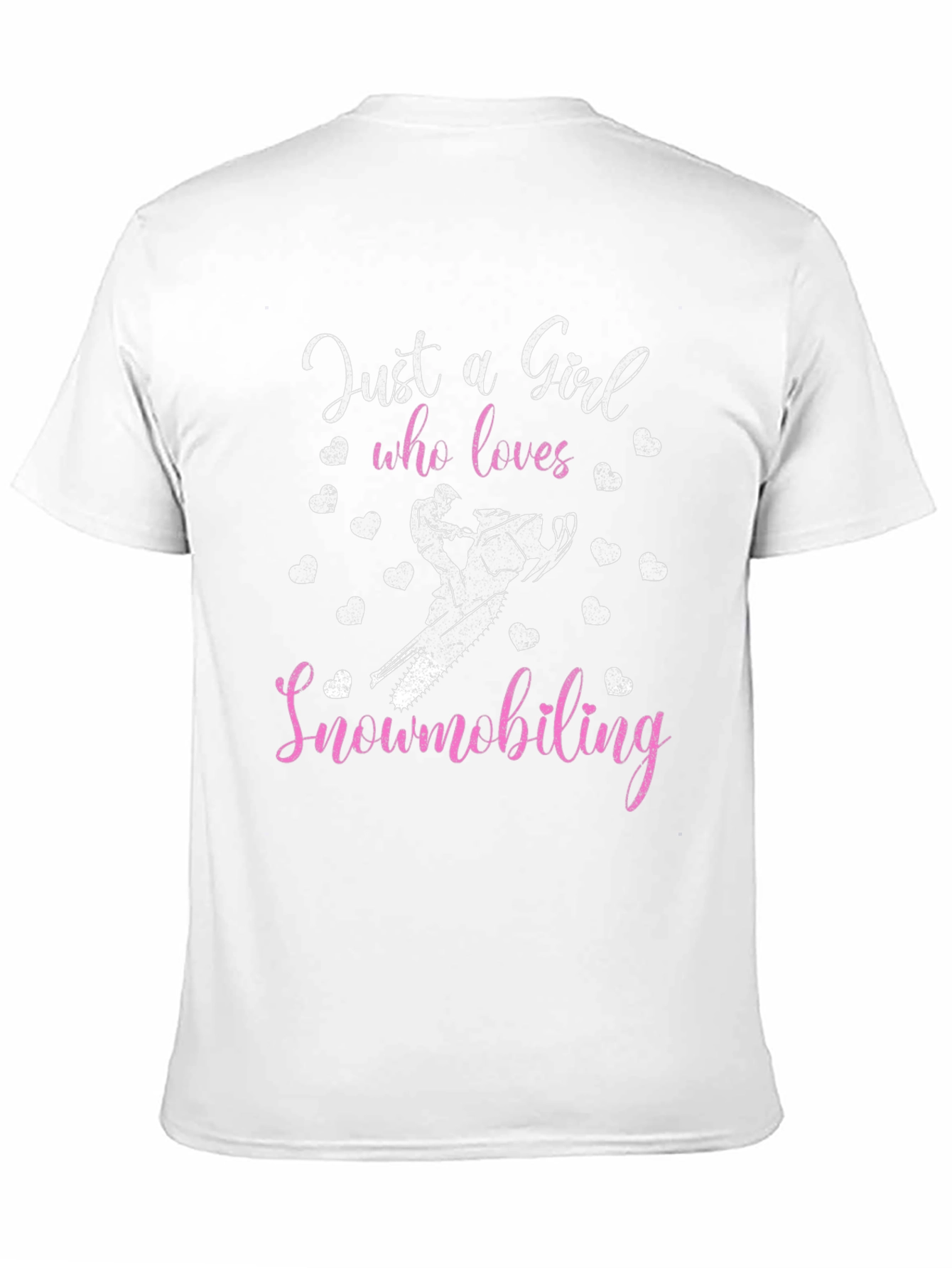 Just A Girl Who Loves Snowmobiling T-Shirt
