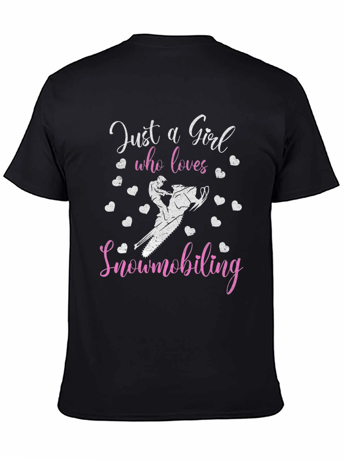 Just A Girl Who Loves Snowmobiling T-Shirt