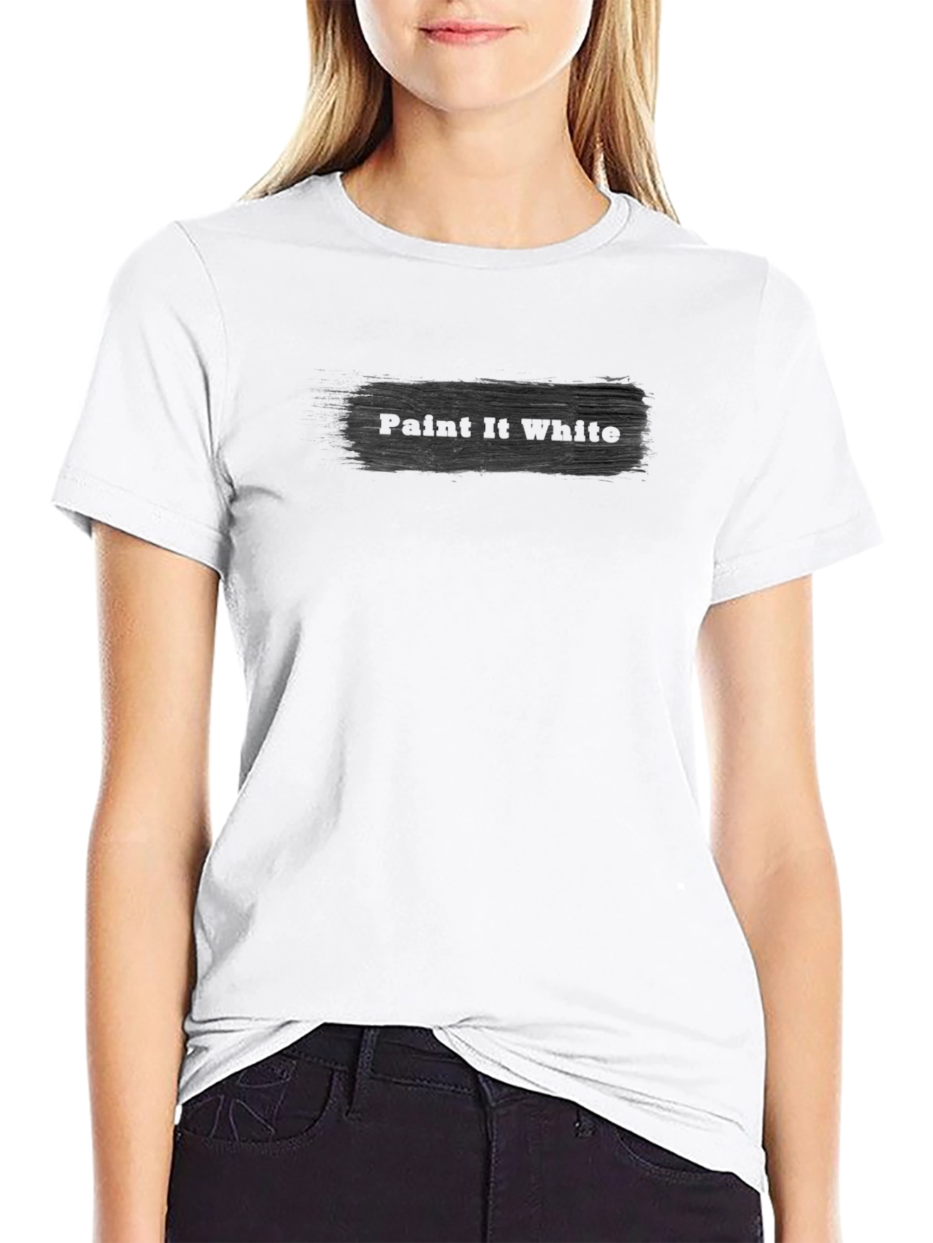 Paint It White Black T-Shirt