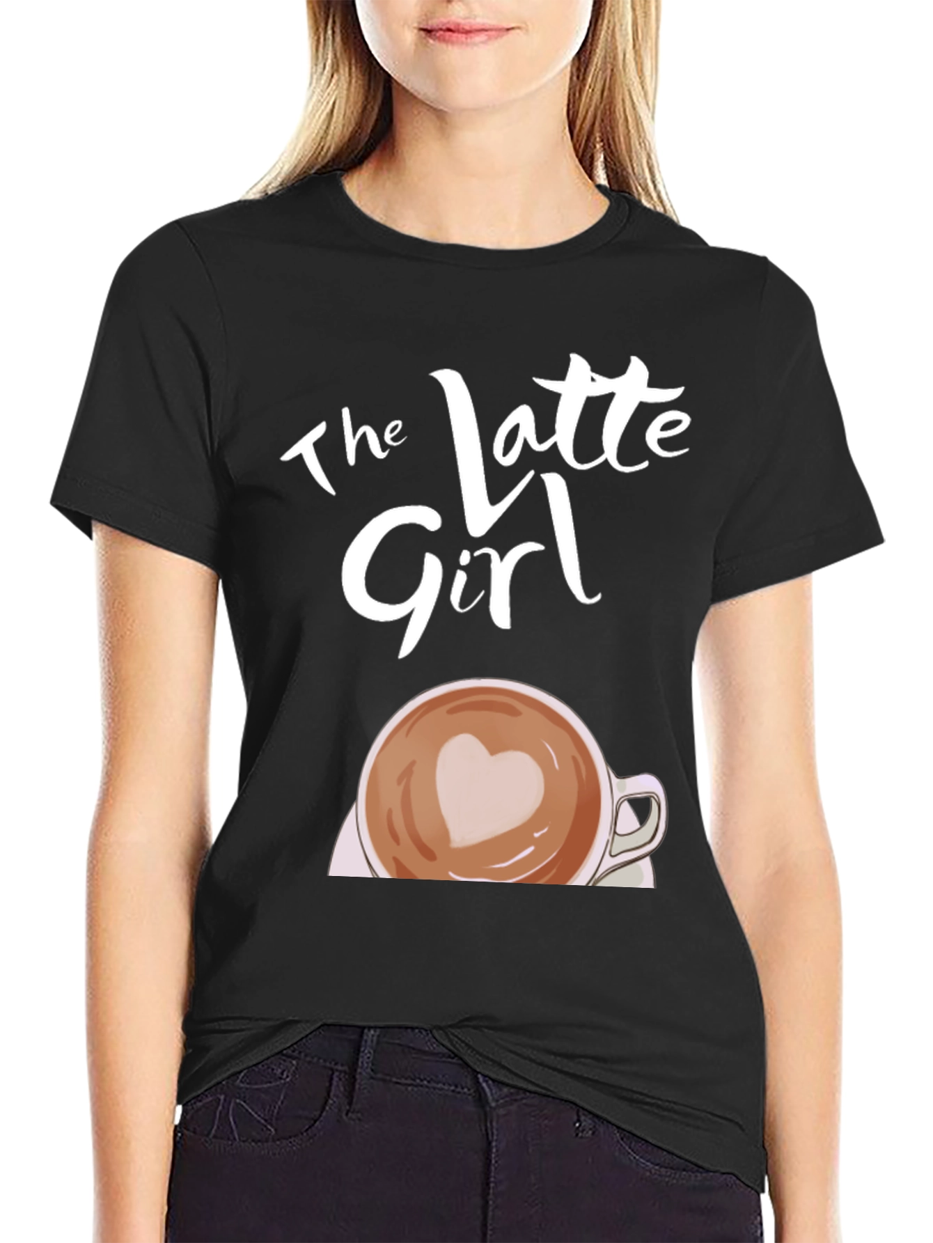 The Latte Girl T-Shirt - Coffee Lover Tee
