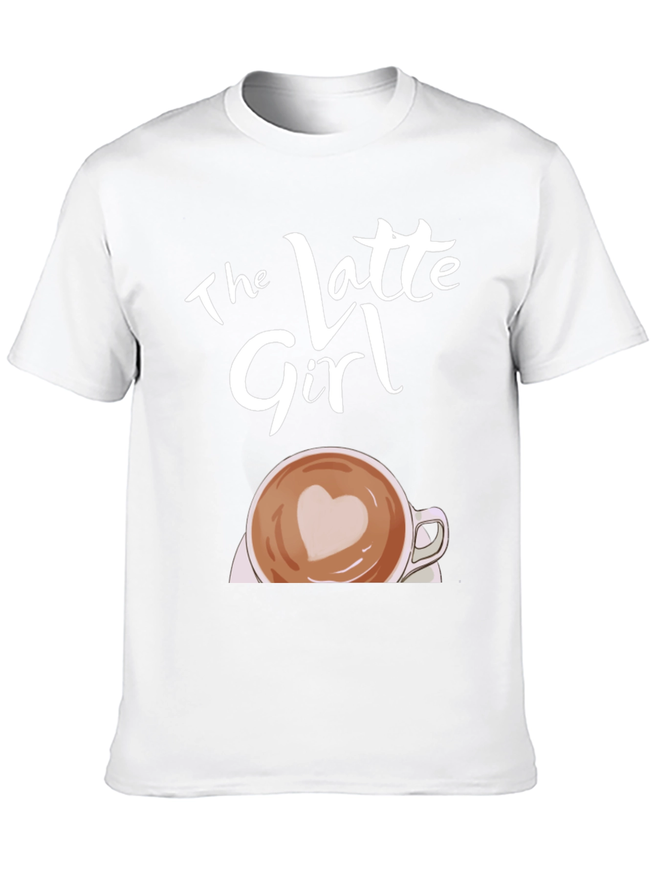 The Latte Girl T-Shirt - Coffee Lover Tee